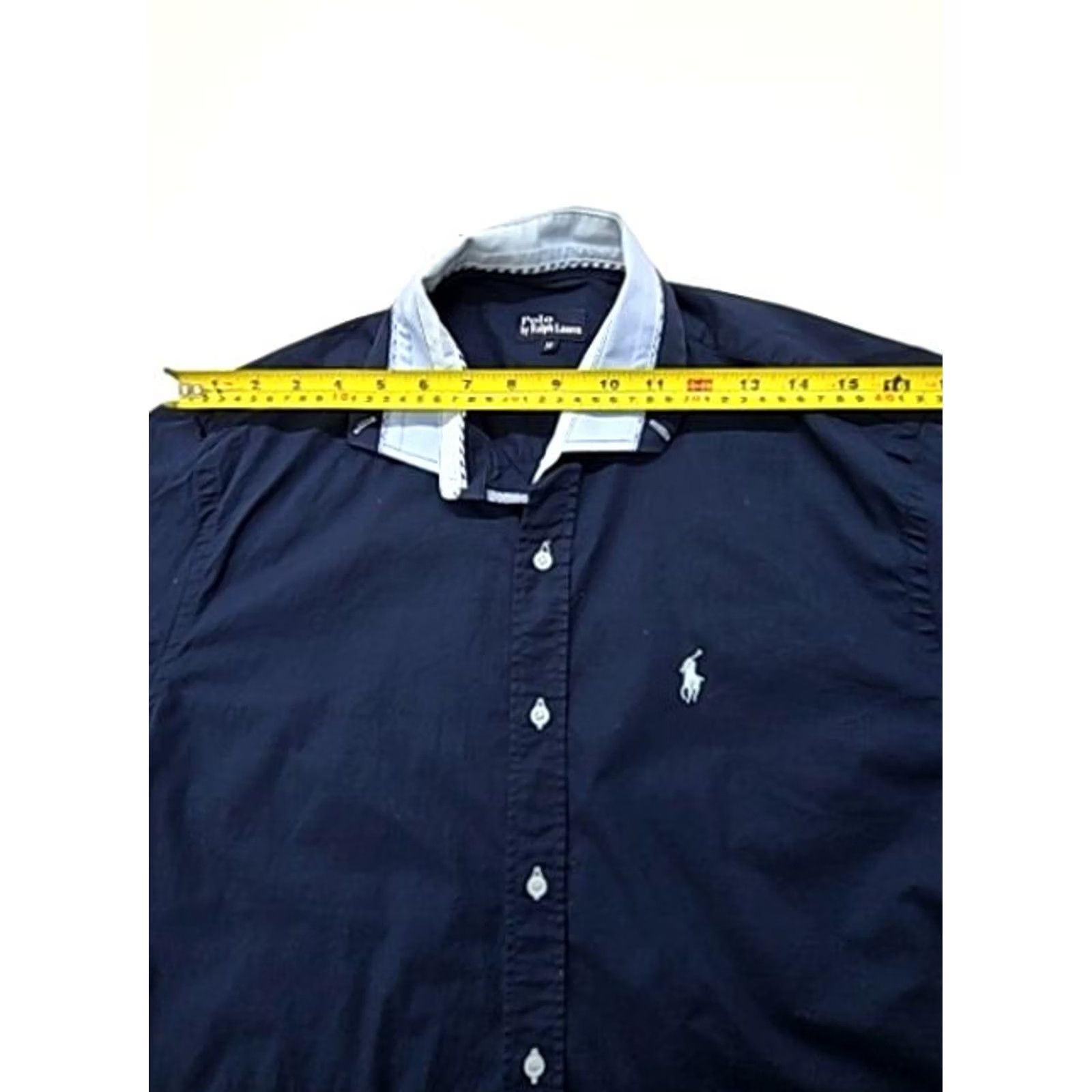 Polo Ralph Lauren Polo Ralph Lauren Men Navy Button-Down Logo Shirt M Size US M / EU 48-50 / 2 - 4 Thumbnail