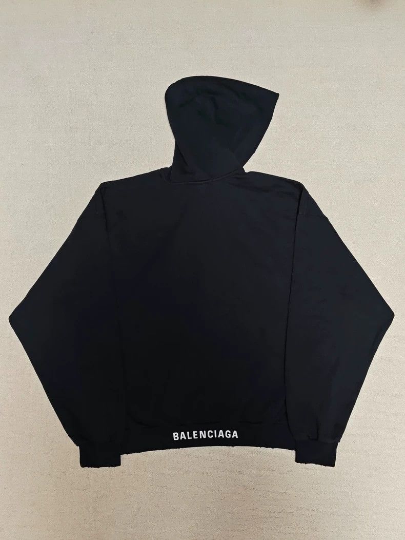 Balenciaga Balenciaga 25SS Embroidered Logo Hoodie-yf | Grailed