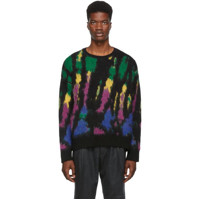 Dsquared2 DSQUARED2 SKI Tie-Dye Mohair Sweater Size US L / EU 52-54 / 3 - 3 Thumbnail