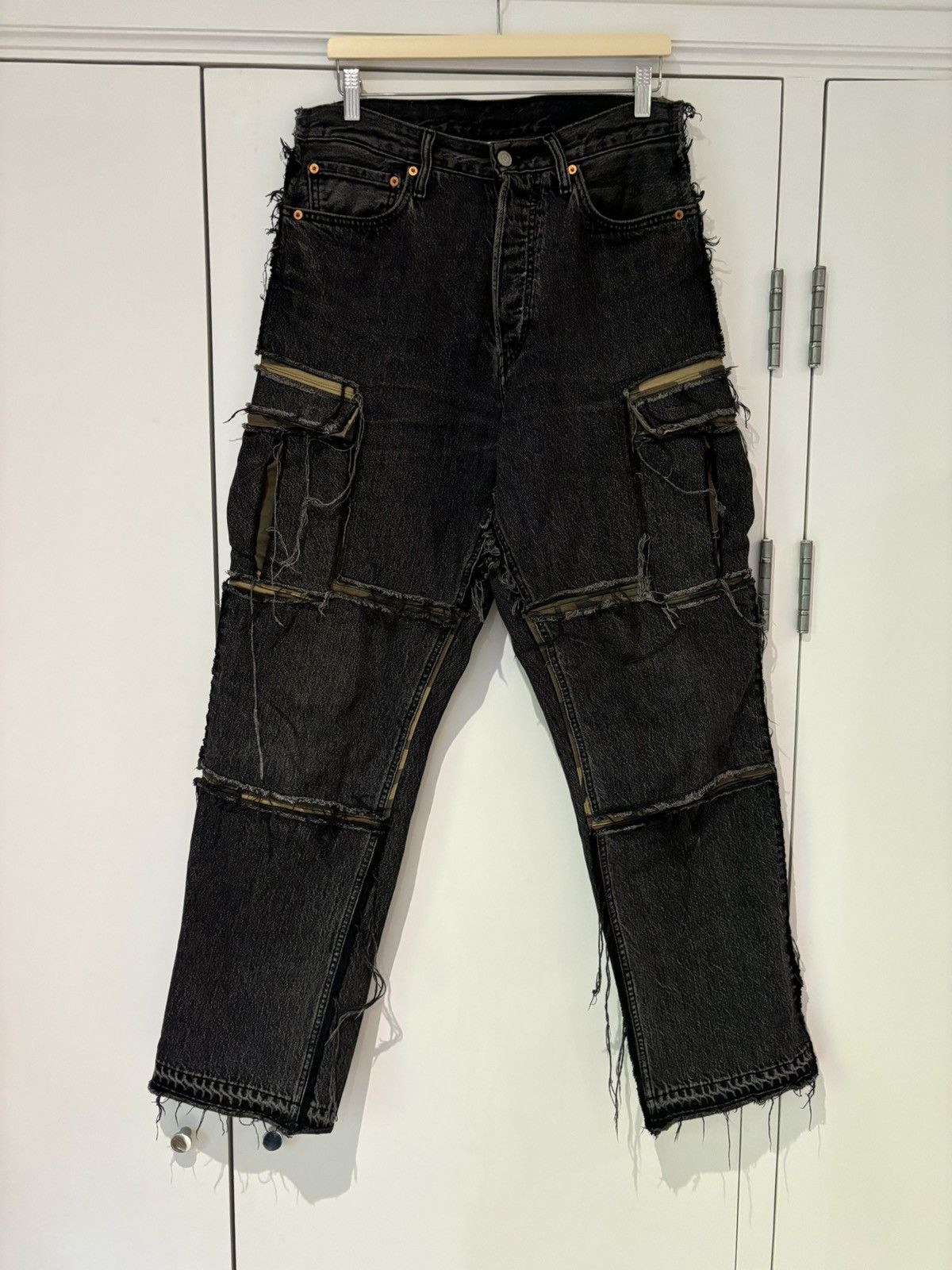 RRR123 Penta Gothic Straight-Leg Printed Jeans for Men | MR