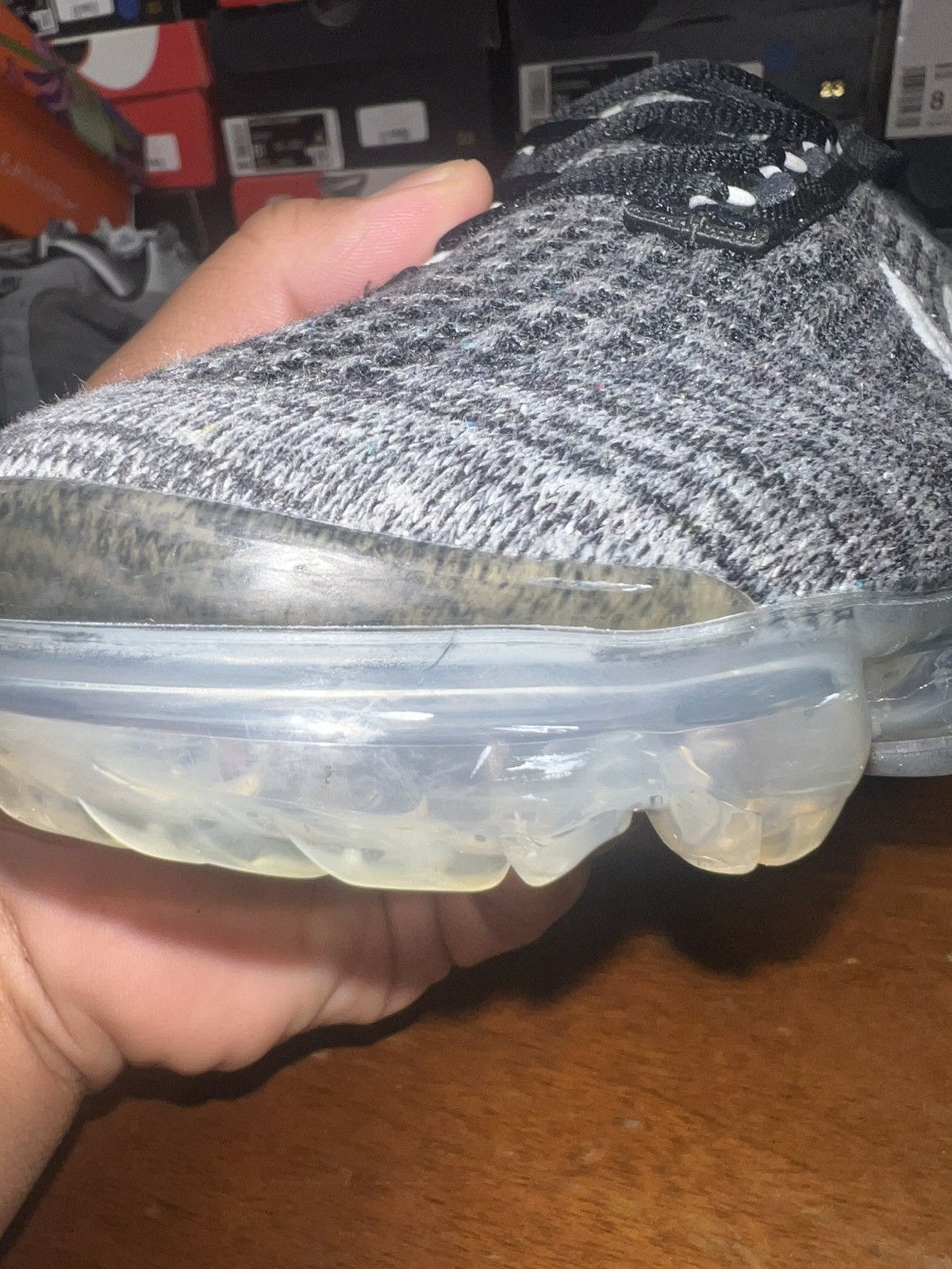 Nike WMNS Air Vapormax 2021 Flyknit Oreo size 8.5W Size US 8.5 / IT 38.5 - 8 Thumbnail