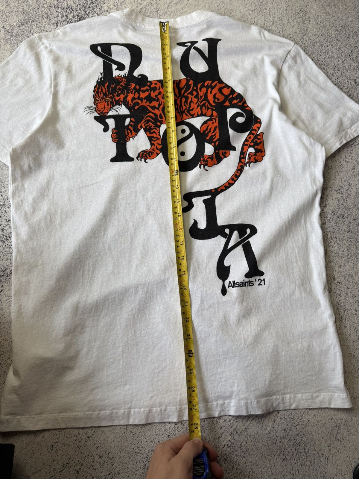 Allsaints Mens Allsaints Tiger T Shirt Size US S / EU 44-46 / 1 - 23 Thumbnail