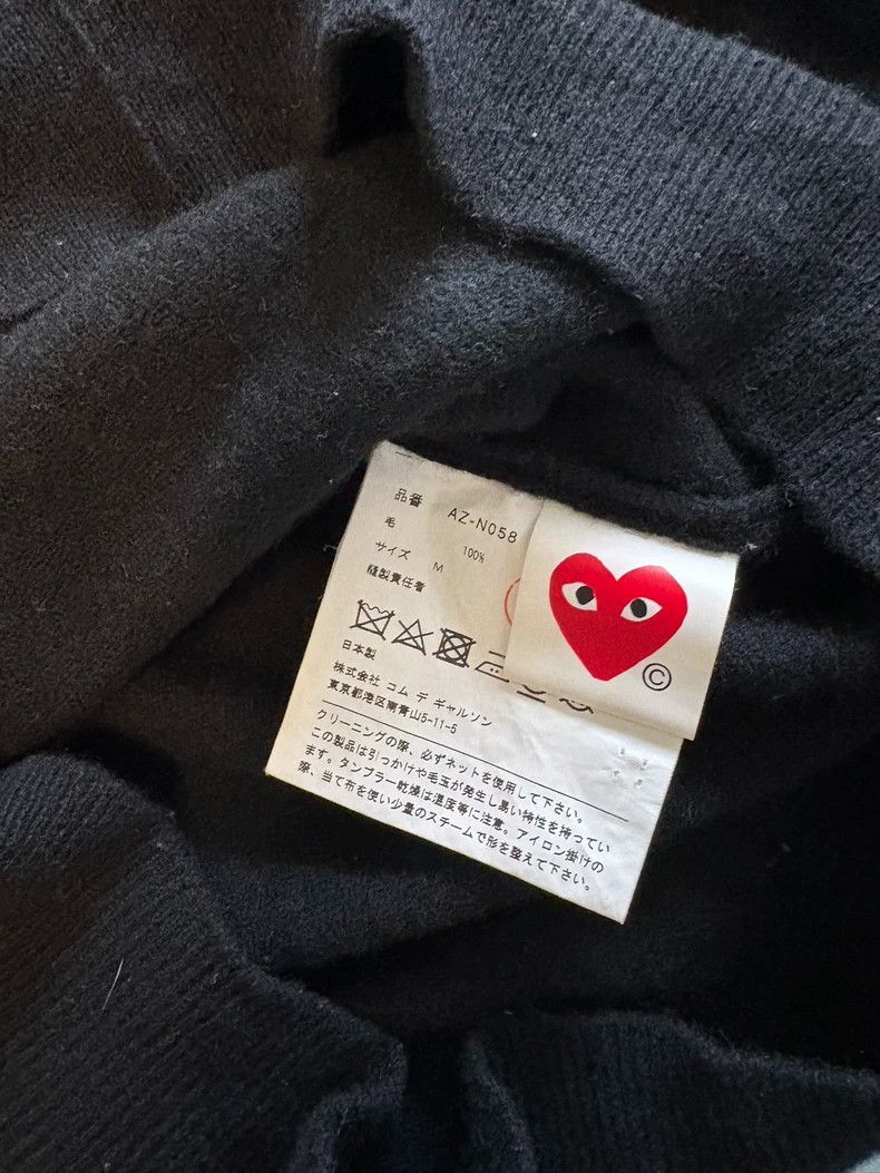 Comme des Garcons Comme Des Garcons Black Wool Cardigan Size M / US 6-8 / IT 42-44 - 5 Thumbnail