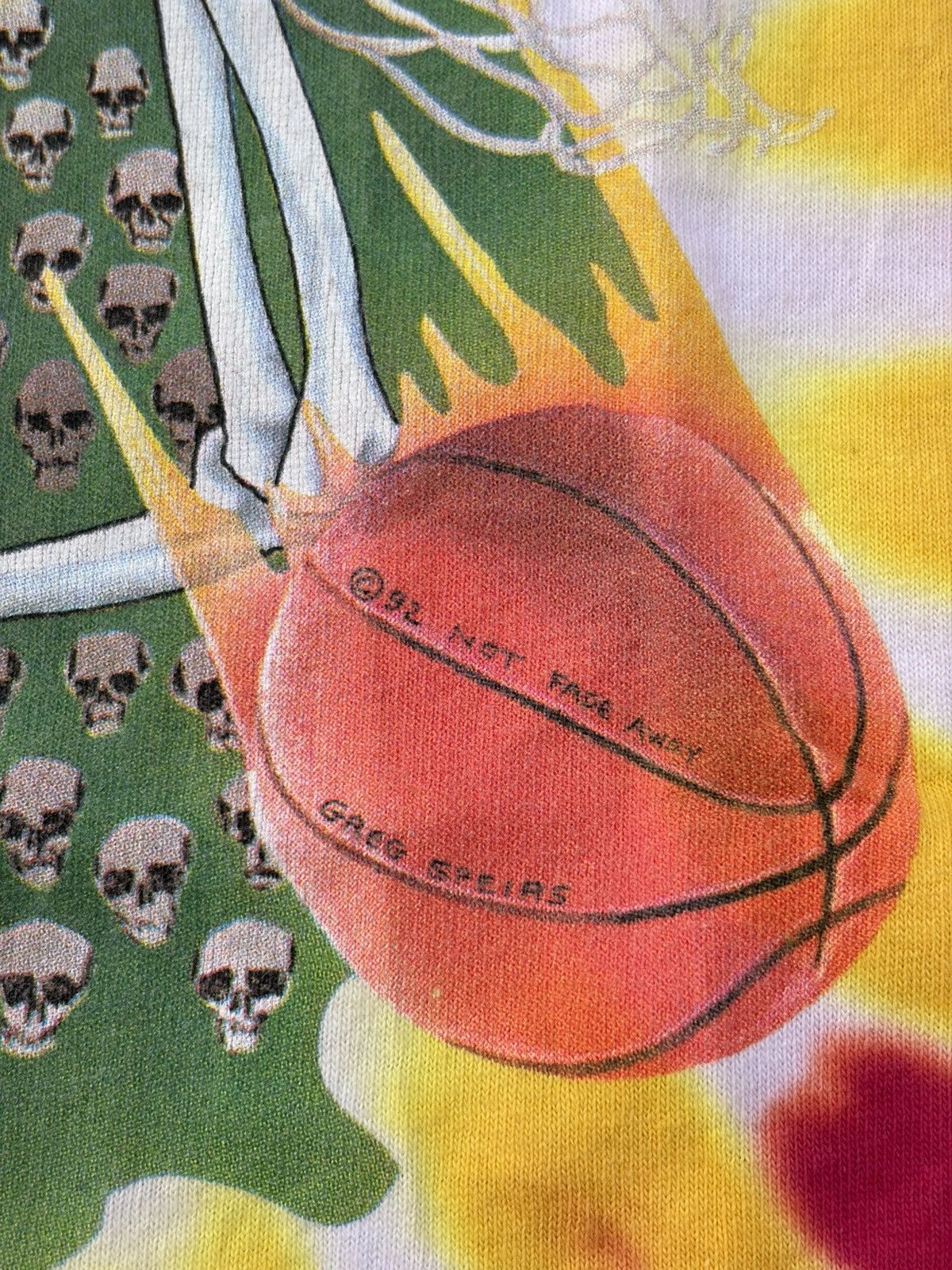 Band Tees Vintage 1992 Lithuania Olympic Basketball Grateful Dead Tee Size US XL / EU 56 / 4 - 4 Thumbnail