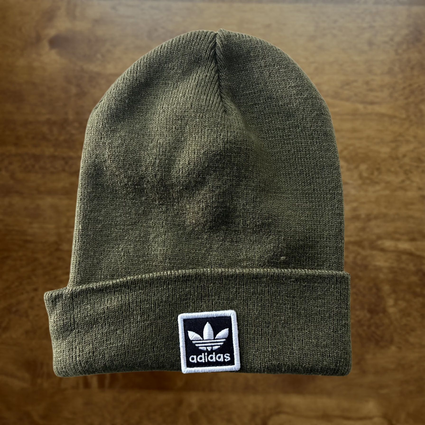 Adidas Adidas Mens Winter Beanie Knit Acrylic Recycled Fashion Casual Wear Hat Size ONE SIZE - 1 Thumbnail