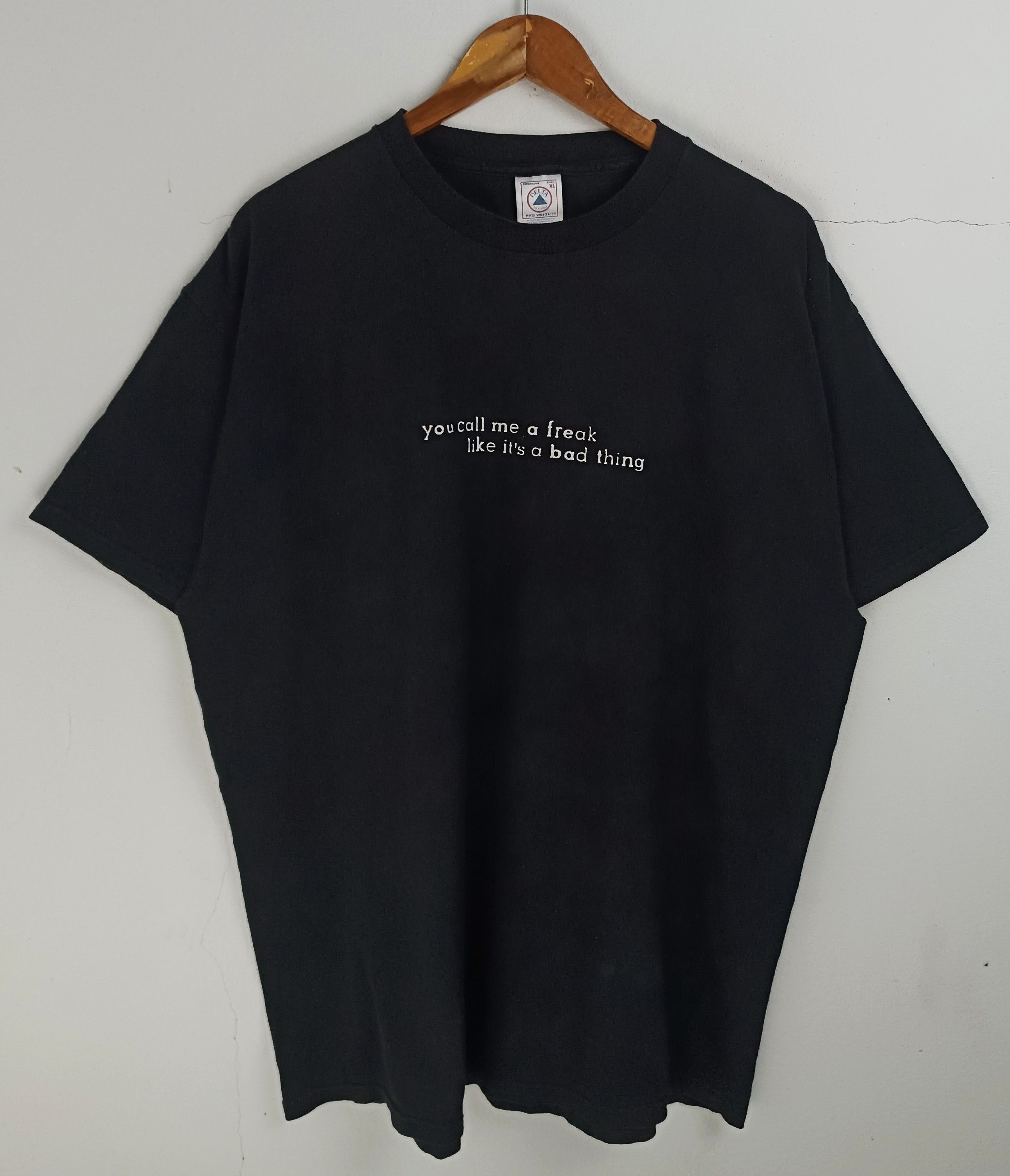 Vintage VINTAGE 90'S YOU CALL ME A FREAK TEE HUMOR FUNNY T VERY RARE Size US XL / EU 56 / 4 - 3 Thumbnail