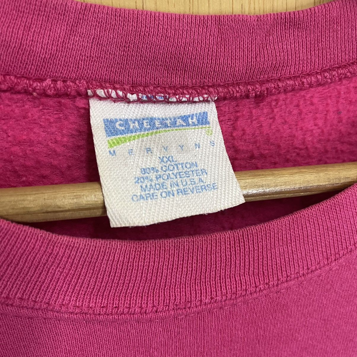 Japanese Brand Vintage 90’s Cheetah Made In Usa Crewneck Sweatshirt Size US XXL / EU 58 / 5 - 7 Thumbnail