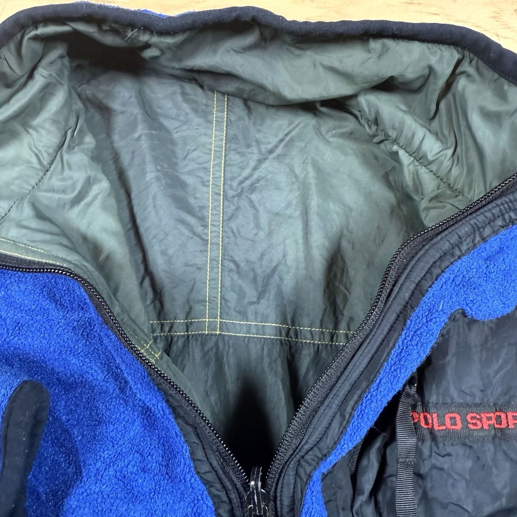 Polo Ralph Lauren VINTAGE Polo Ralph Lauren Sweatshirt Full Zip Shirt Men M Blue Fleece Sports Polo Ralph Lauren Blue Full Zip Mens Medium Sports Fleece Sweatshirt Size US M / EU 48-50 / 2 - 5 Thumbnail