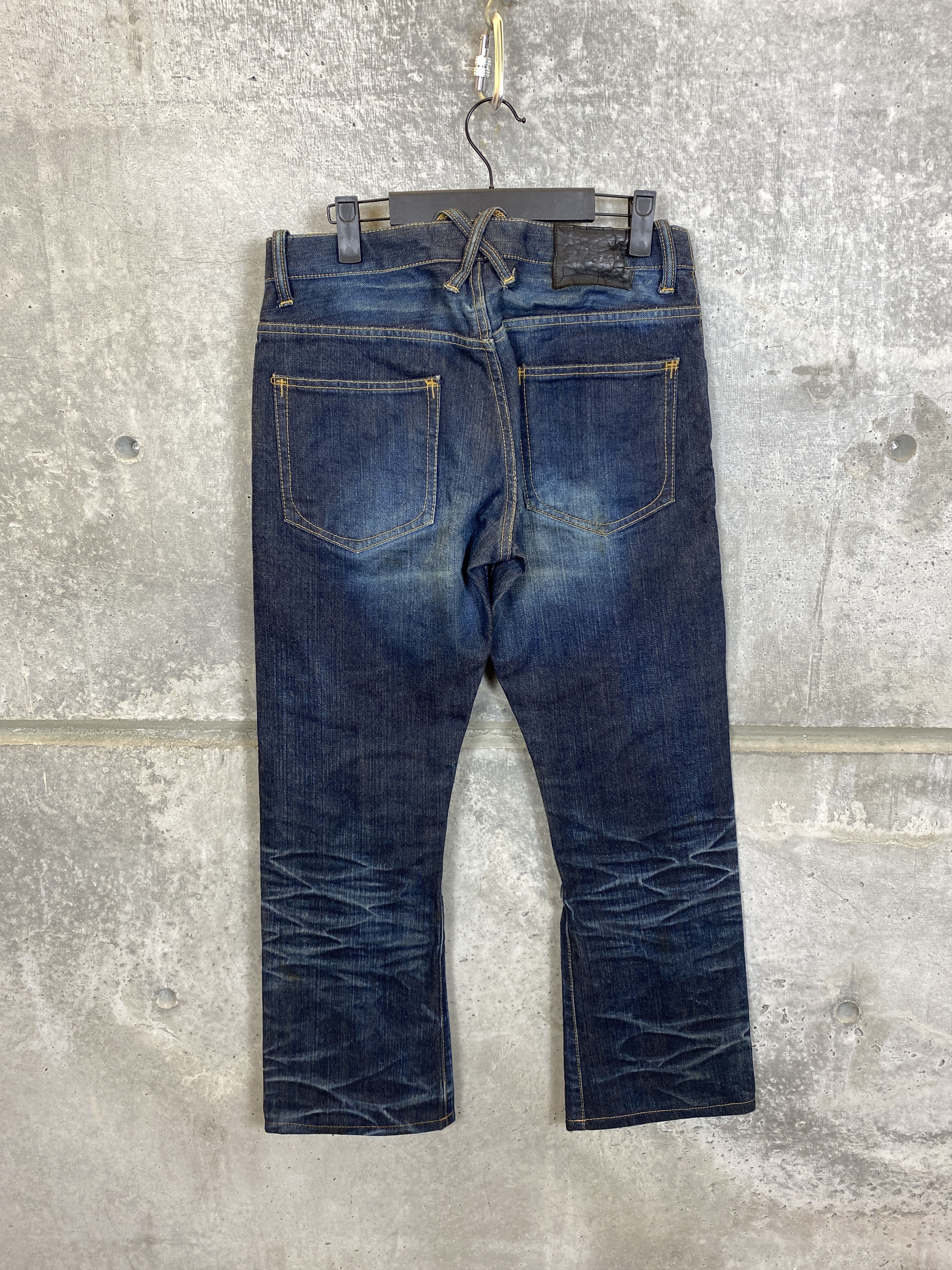 Isamu Katayama Backlash ISAMU KATAYAMA BACKLASH INDIGO DENIM JEANS Size US 29 - 2 Thumbnail