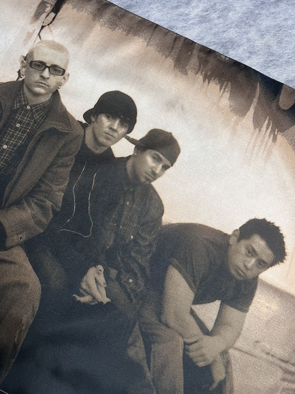 Band Tees Vintage 2003 Linkin Park Rock Flag Poster Size ONE SIZE - 4 Thumbnail