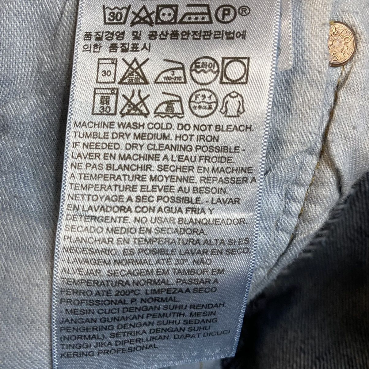 Levi's Levi's 501 Jeans Mens Blank Red Tag Straight Leg 40/30 EUC Size US 40 / EU 56 - 11 Thumbnail