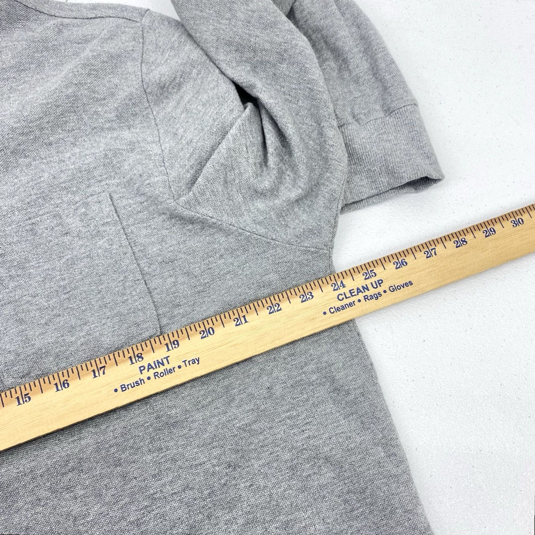 Vintage criquet Pullover Sweater Men's XL 1/4 Zip Gray Cotton Embroidered Logo Pockets Golf Mock Neck Casual Size US XL / EU 56 / 4 - 5 Thumbnail
