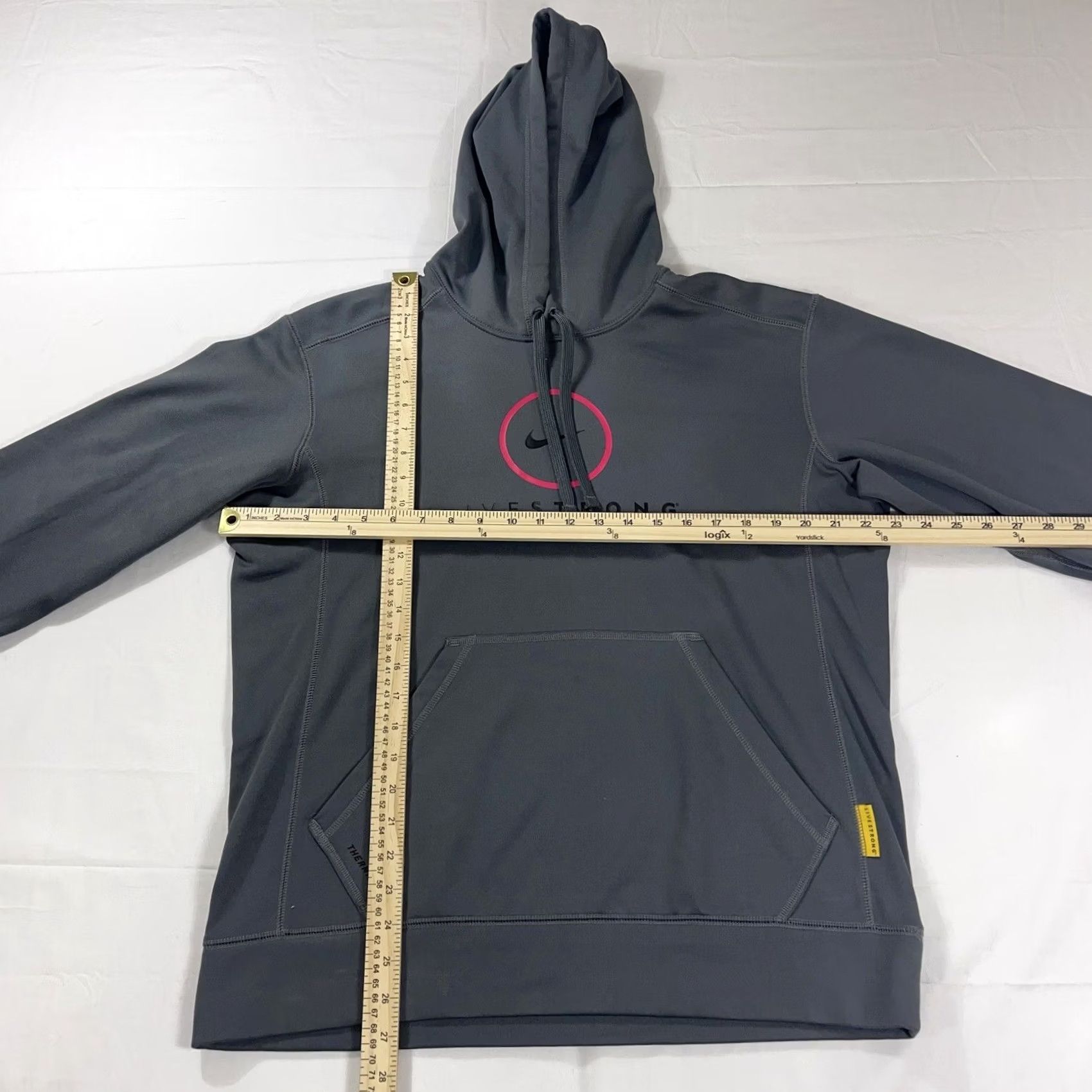 Nike Nike M Hoodie Sweatshirt Gray Therma-Fit Swoosh Livestrong Center Size US M / EU 48-50 / 2 - 3 Thumbnail
