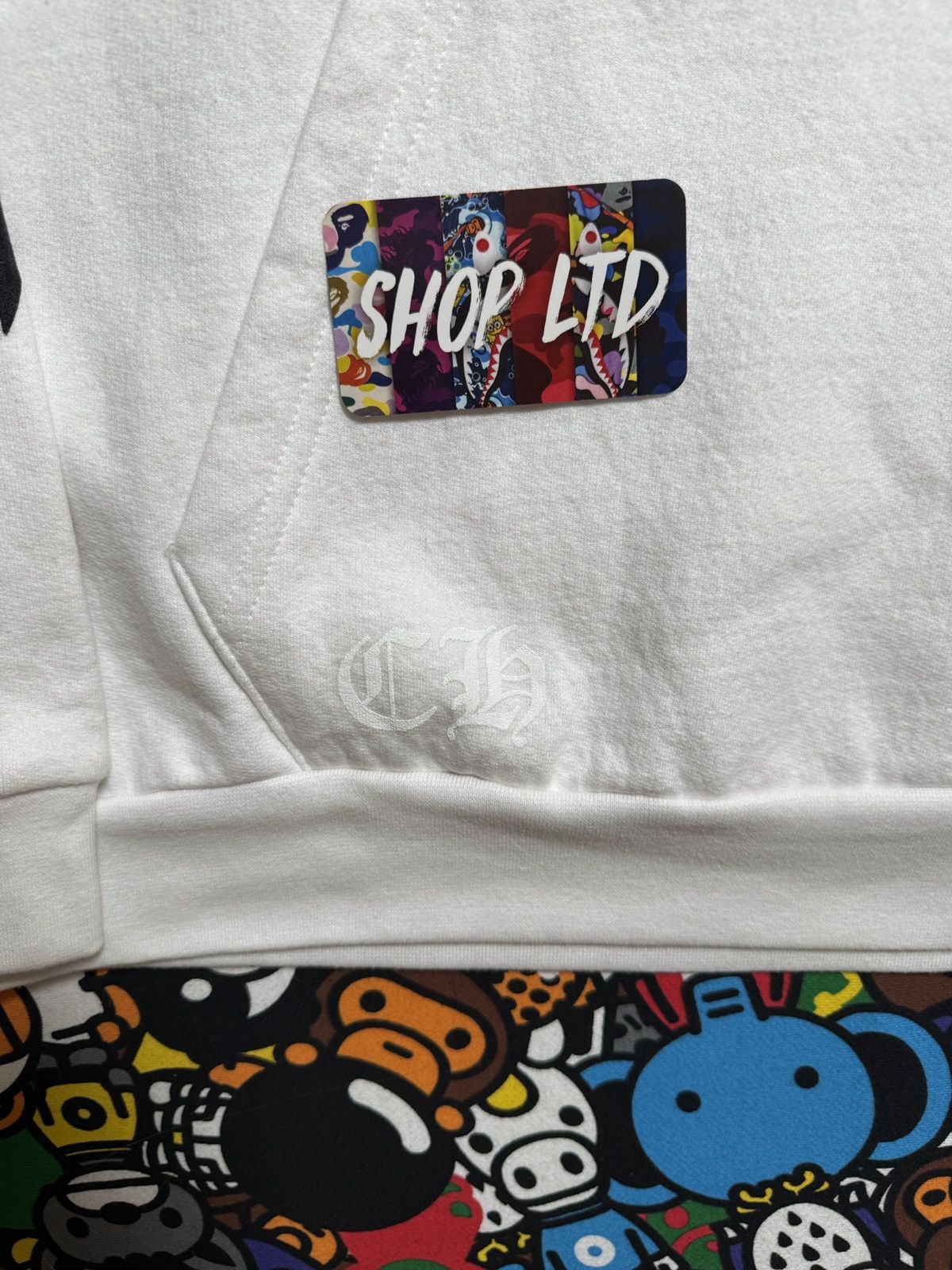 Chrome Hearts Chrome Hearts White Eye Chart Dagger Logo Pullover Hoodie Size US L / EU 52-54 / 3 - 8 Thumbnail