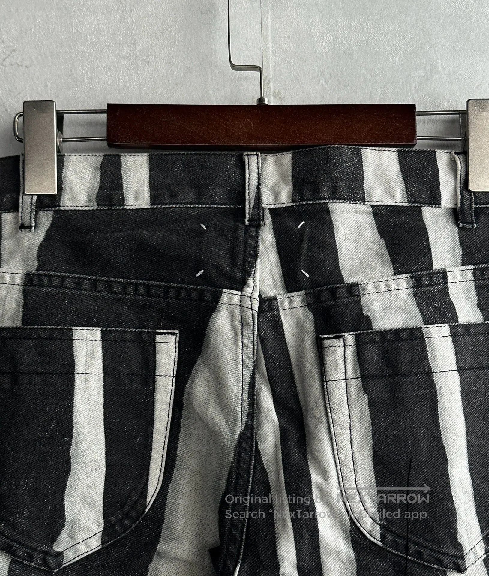 Maison Margiela Maison Margiela 10aw EPT Zebra-pattern jeans| Size US 28 / EU 44 - 5 Thumbnail