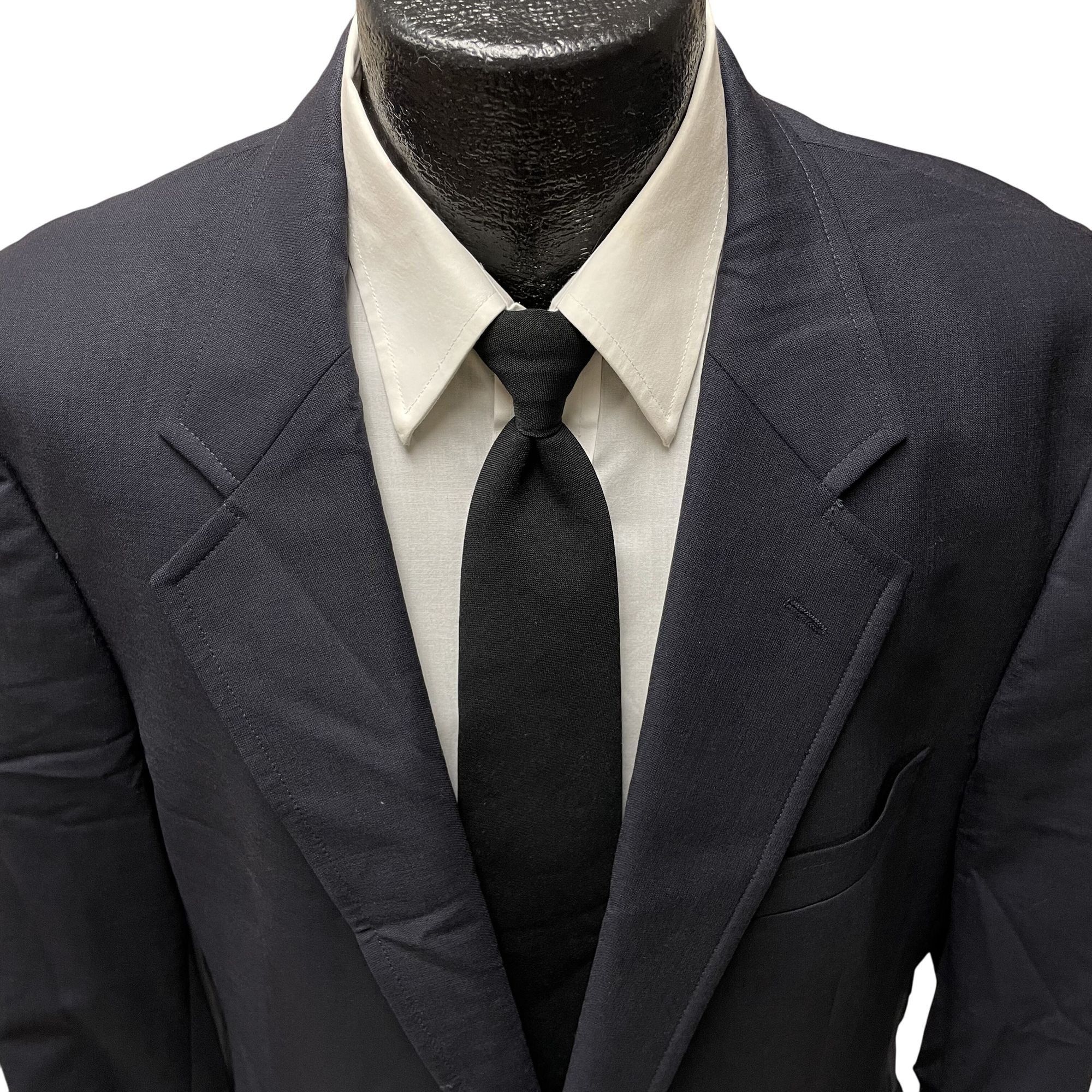 Brooks Brothers Vtg Brooks Brothers BROOKSEASE NAVY Blue Sport Coat Size 44L - 2 Thumbnail