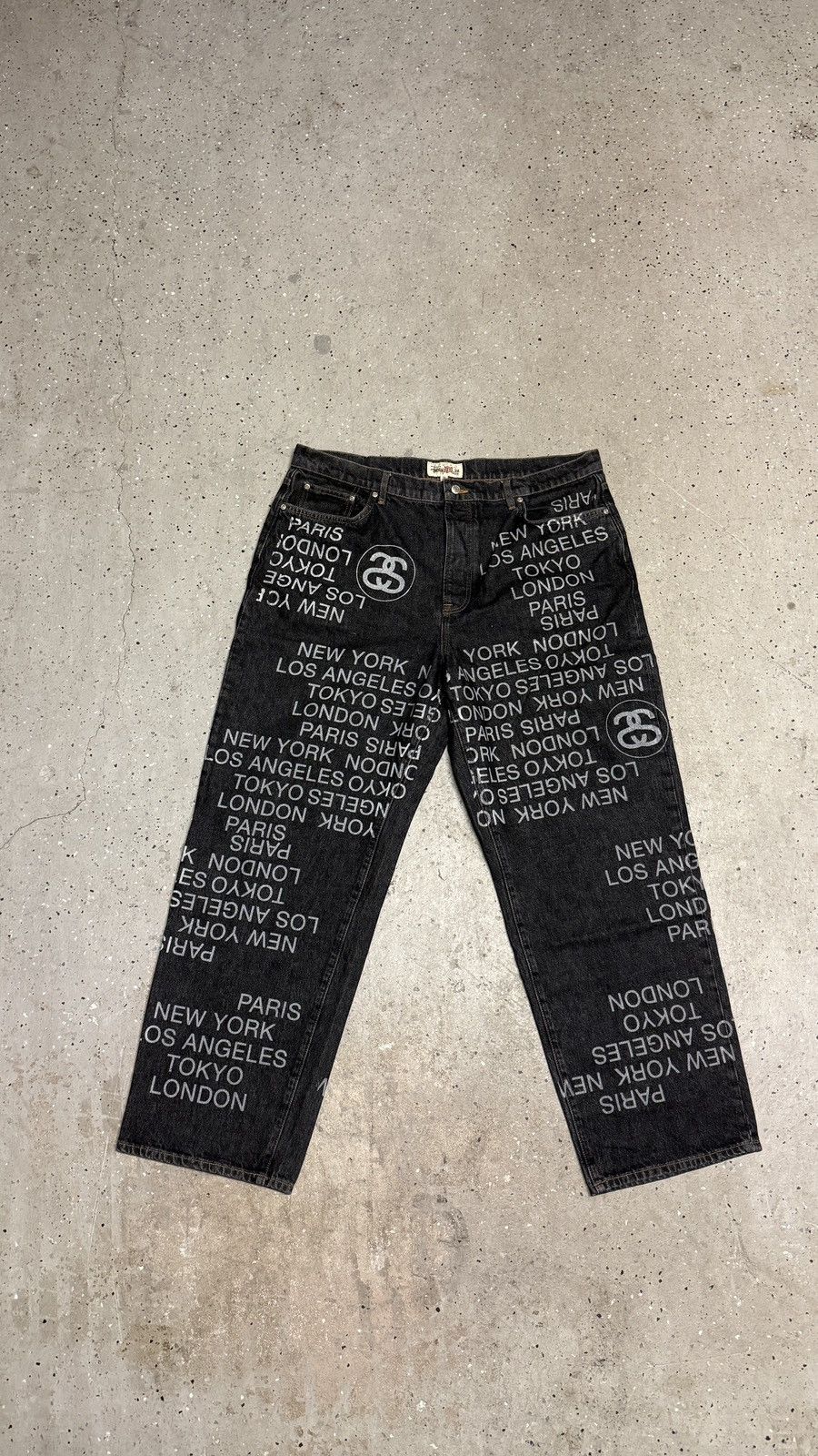 パンツ Stussy BIG OL' JEAN CITY LINK DENIM 28 Stussy Big Ol' Jean City Link Denim Size 32 - 116657 | eBay
