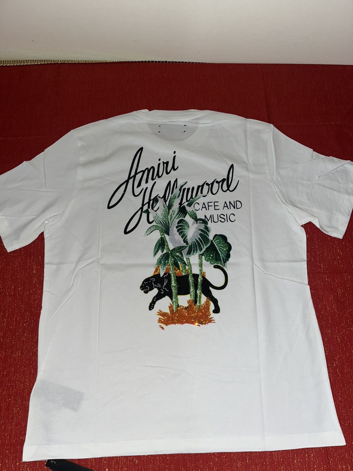 Amiri Amiri Crystal Hollywood Tee Sz L Size US L / EU 52-54 / 3 - 7 Thumbnail