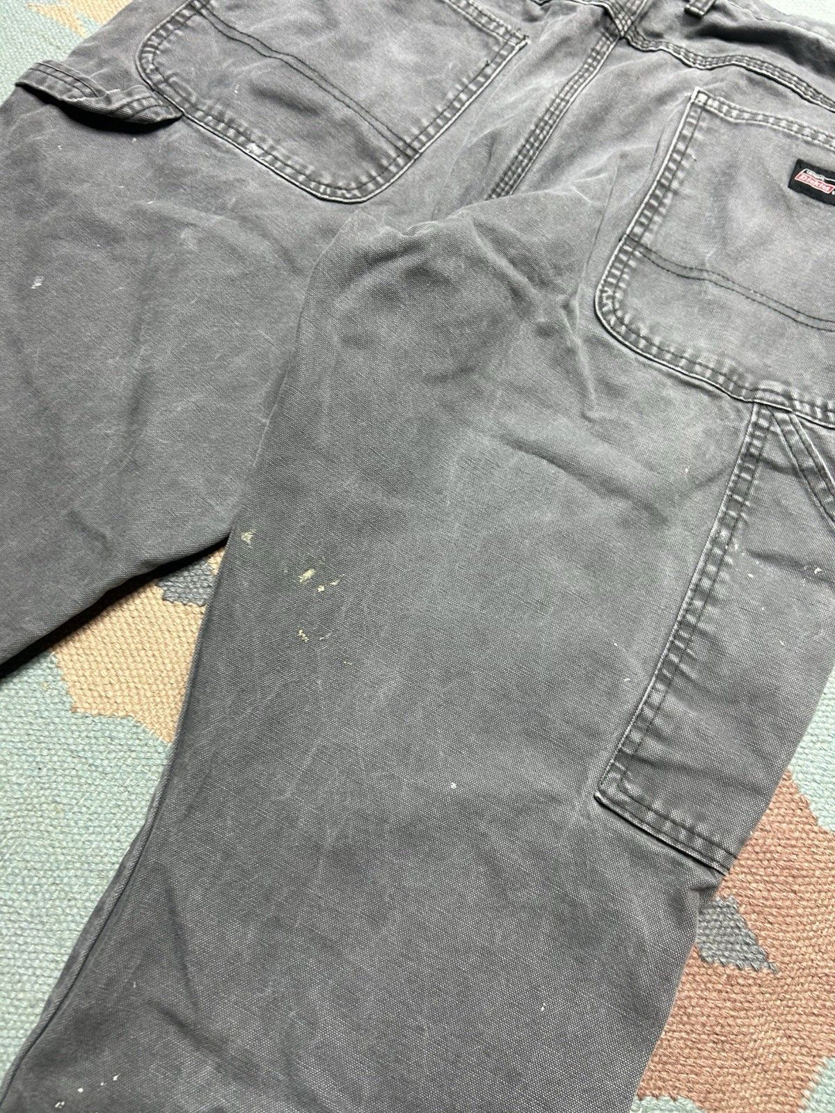 Vintage Vtg dickies canvas carpenter pants paint distres faded 36x29 Size US 36 / EU 52 - 9 Thumbnail