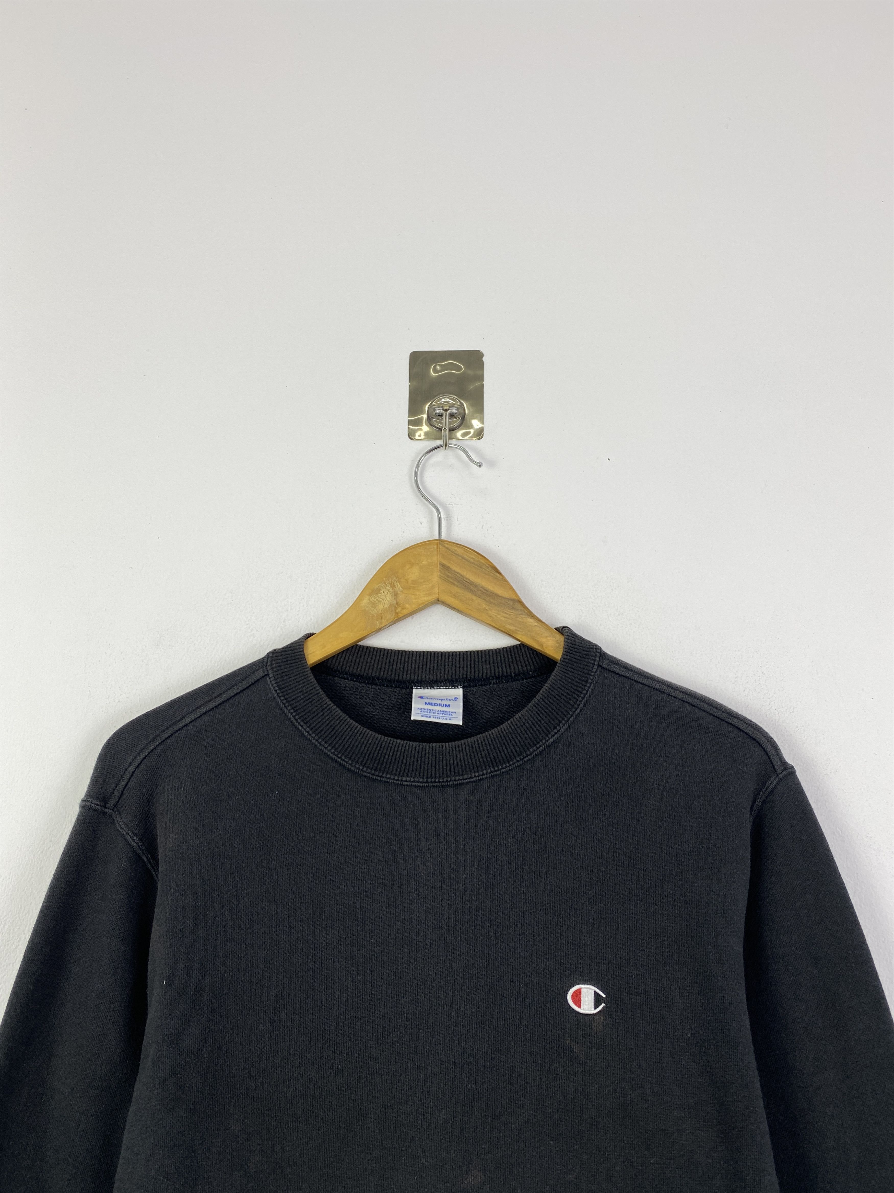 Champion Vintage Champion Bleach Faded Sweatshirt SH0130 Size US M / EU 48-50 / 2 - 2 Thumbnail