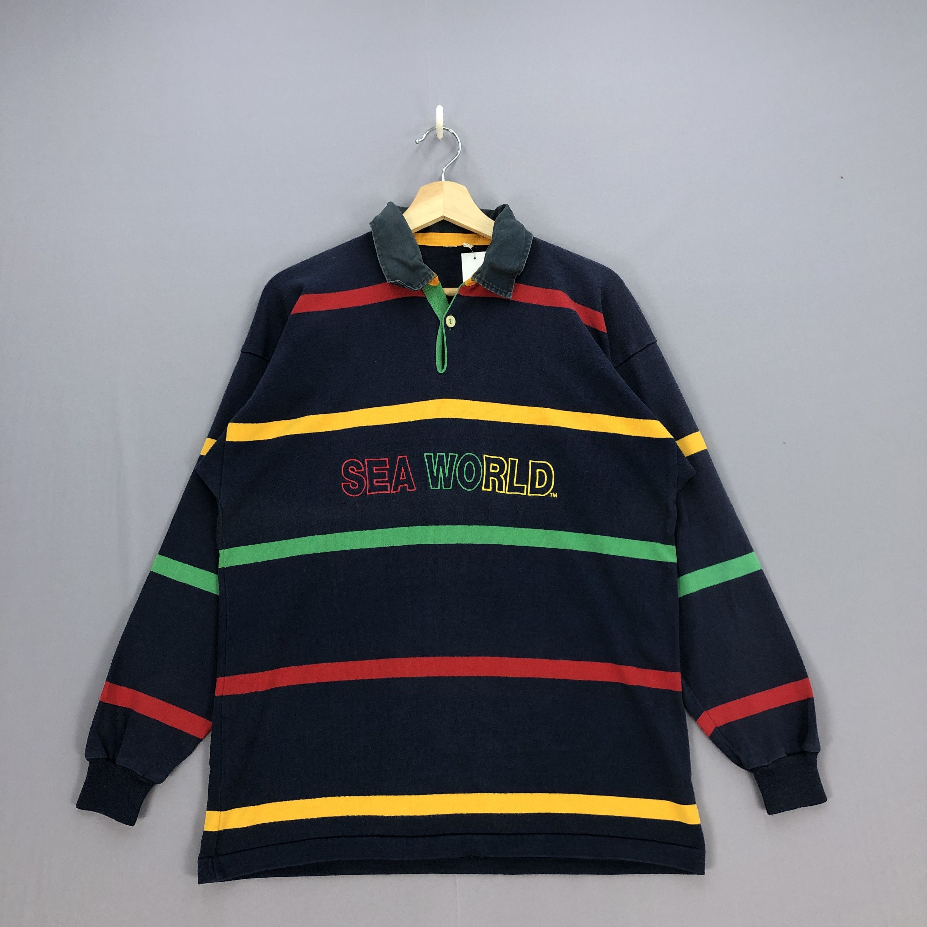 Canterbury of New Zealand Vintage Canterbury T Shirt All Black Sea World Rugby 56789 Size US M / EU 48-50 / 2 - 1 Thumbnail