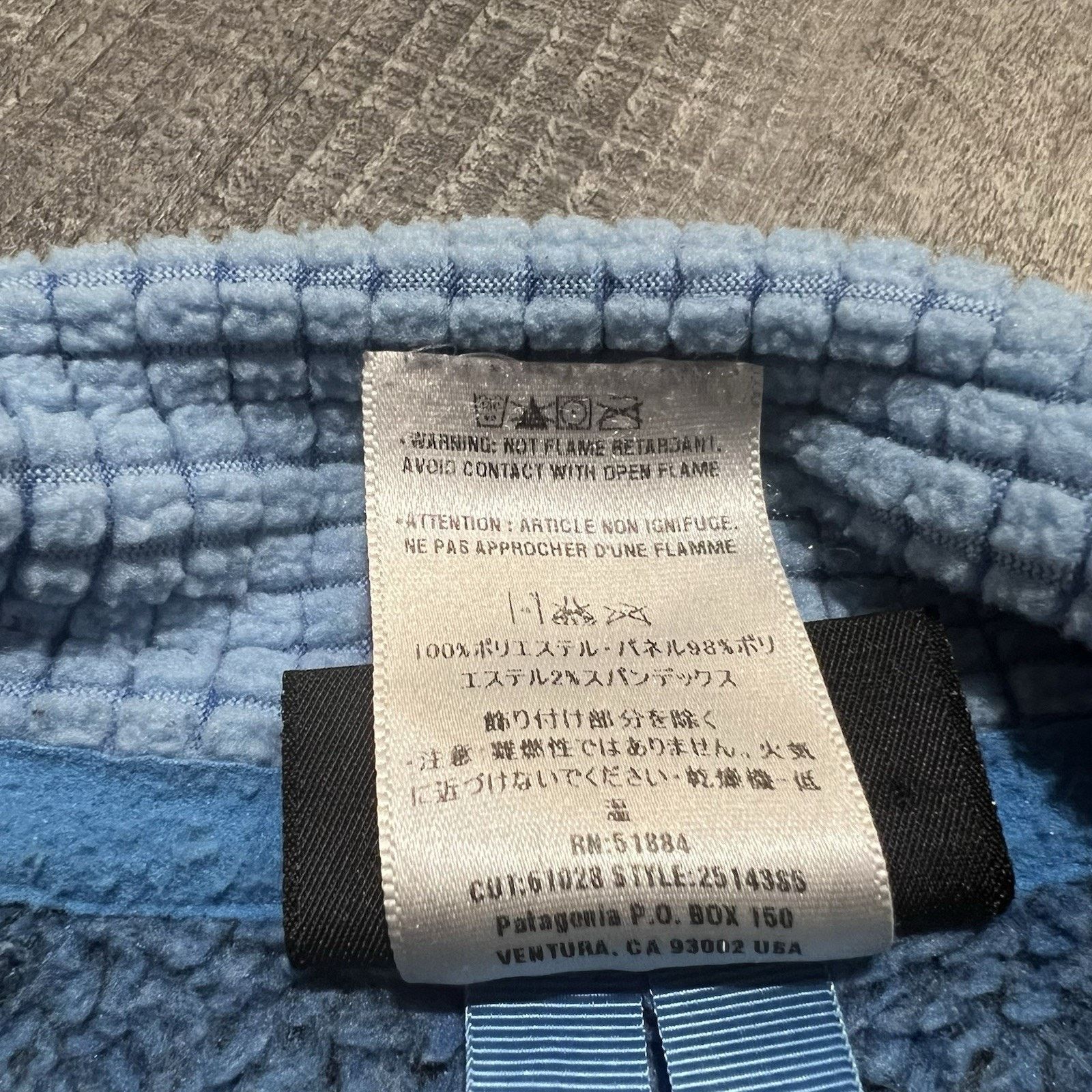 Patagonia VTG Patagonia Regulator Fleece Blue Y2K Micro Grid Lined S Size S / US 4 / IT 40 - 4 Thumbnail