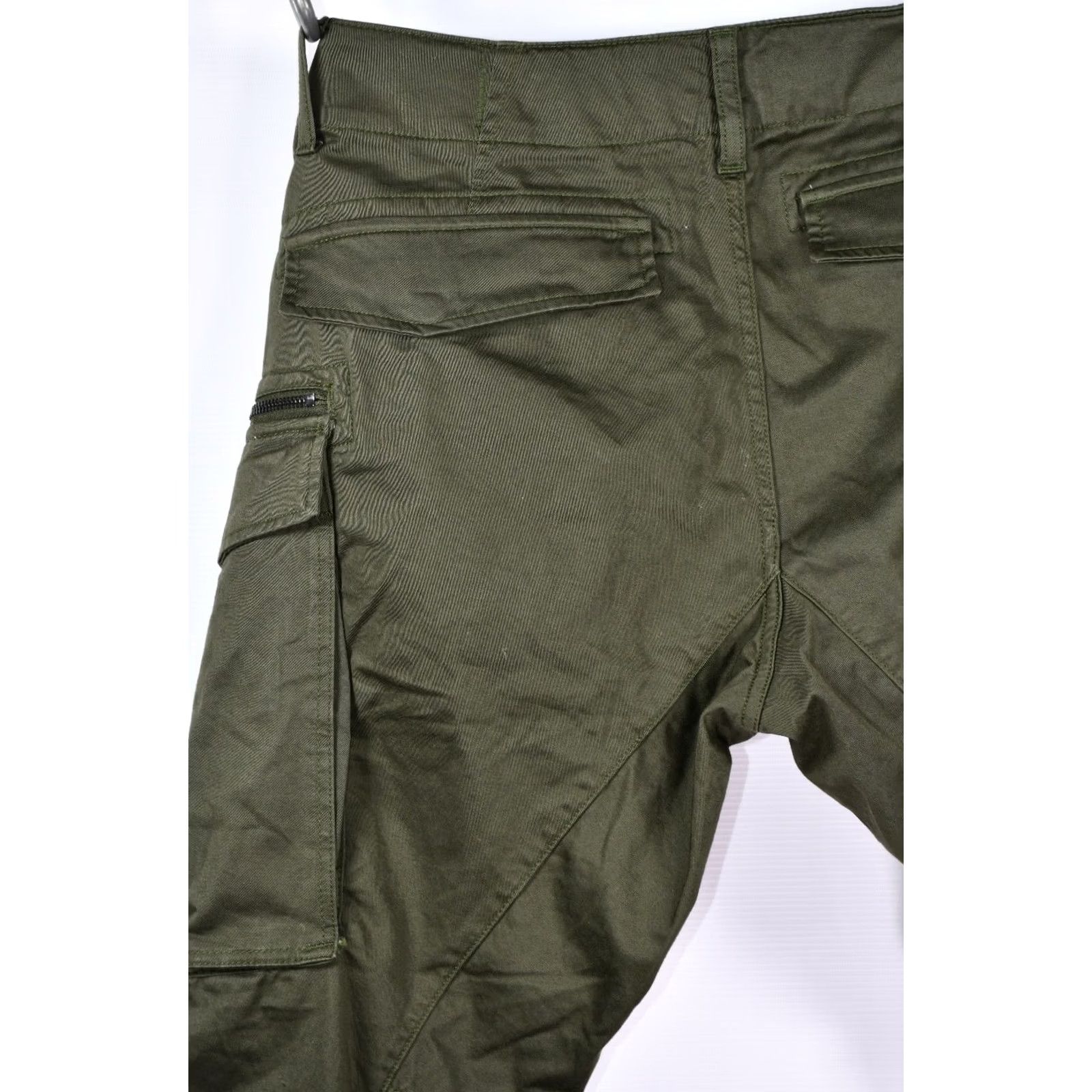 G-Star G-Star Rovic Zip 3D Regular Tapered Green Cargo Pants Men W32 L30 Size US 32 / EU 48 - 6 Thumbnail