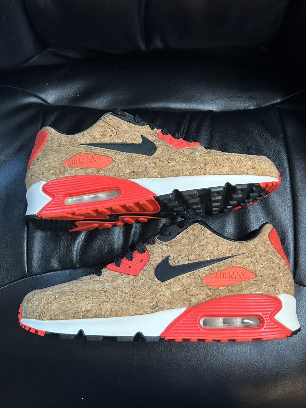Nike Nike Air Max 90 Cork Sz 12 (Almost VNDS LOOK!) Size US 12 / EU 45 - 2 Thumbnail