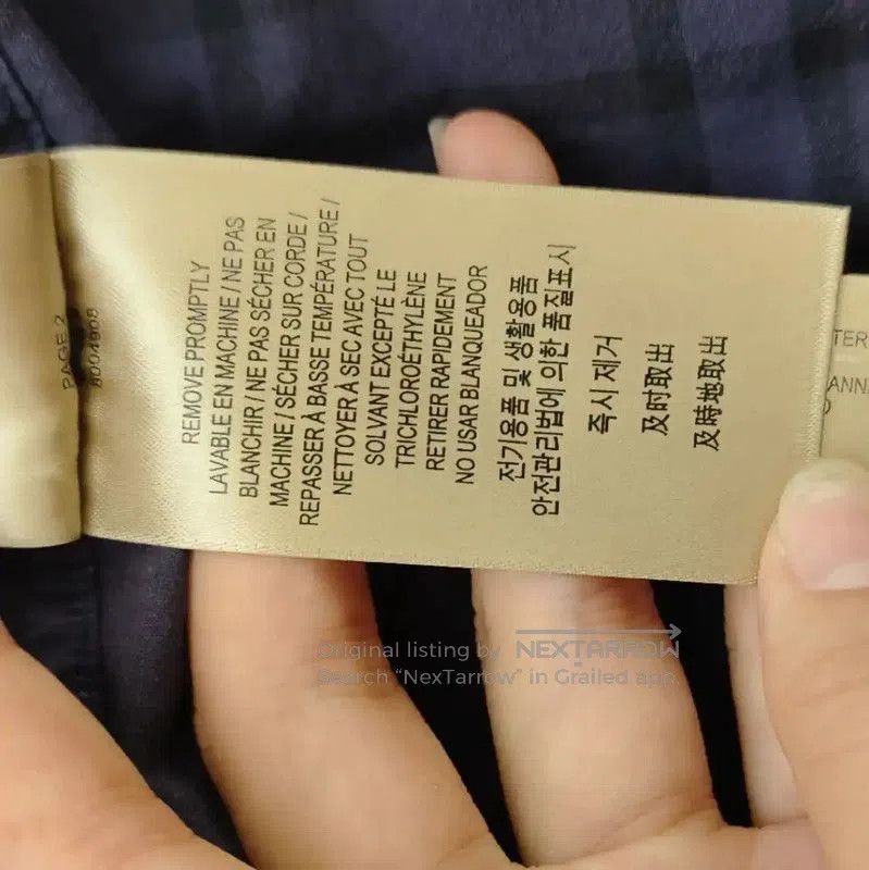 Burberry Burberry Navy Cotton Women's Shirt. Size M / US 6-8 / IT 42-44 - 7 Thumbnail