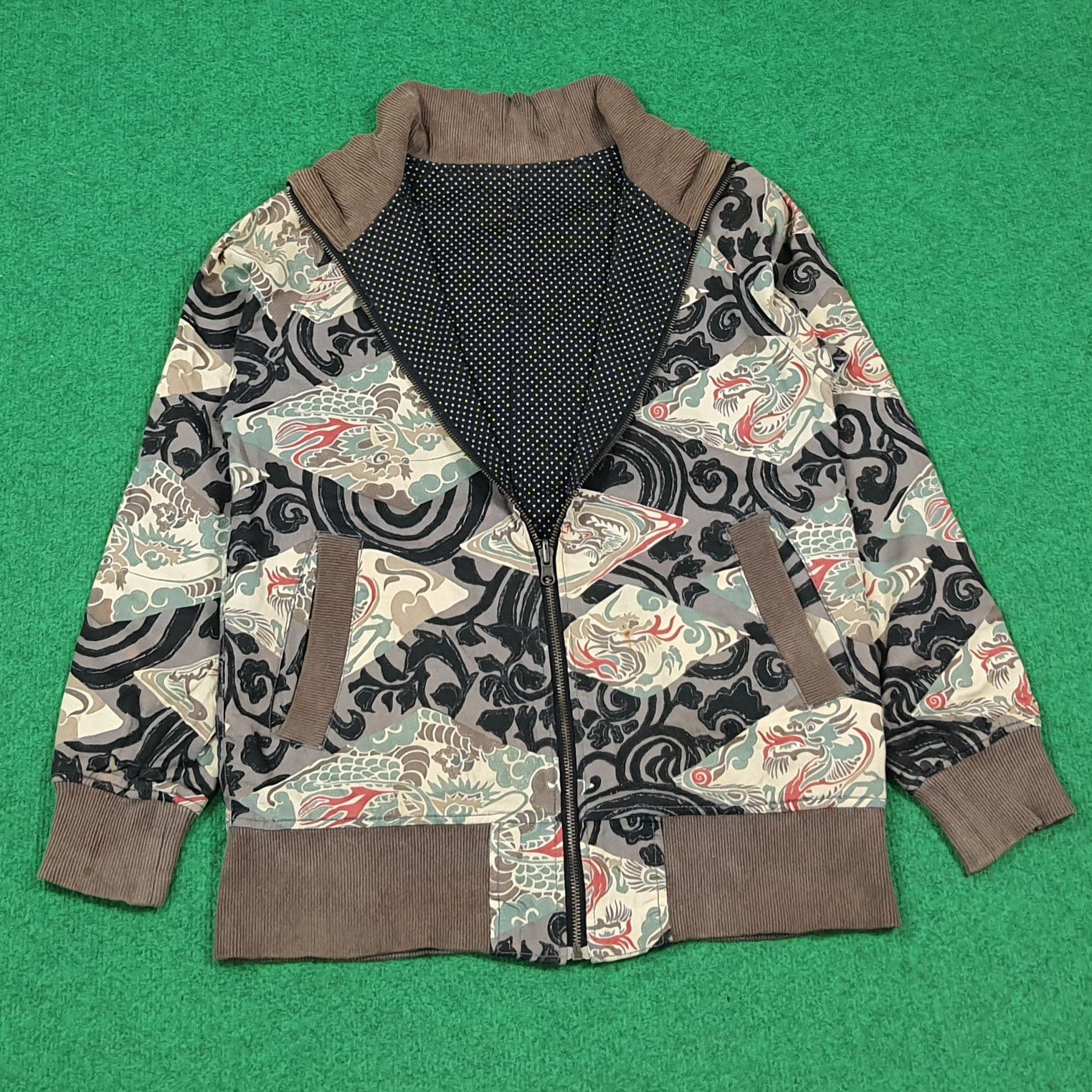 Japanese Brand Vintage In Good Light Harajuku Reversible Jacket C288N21 Size US XS / EU 42 / 0 - 1 Thumbnail