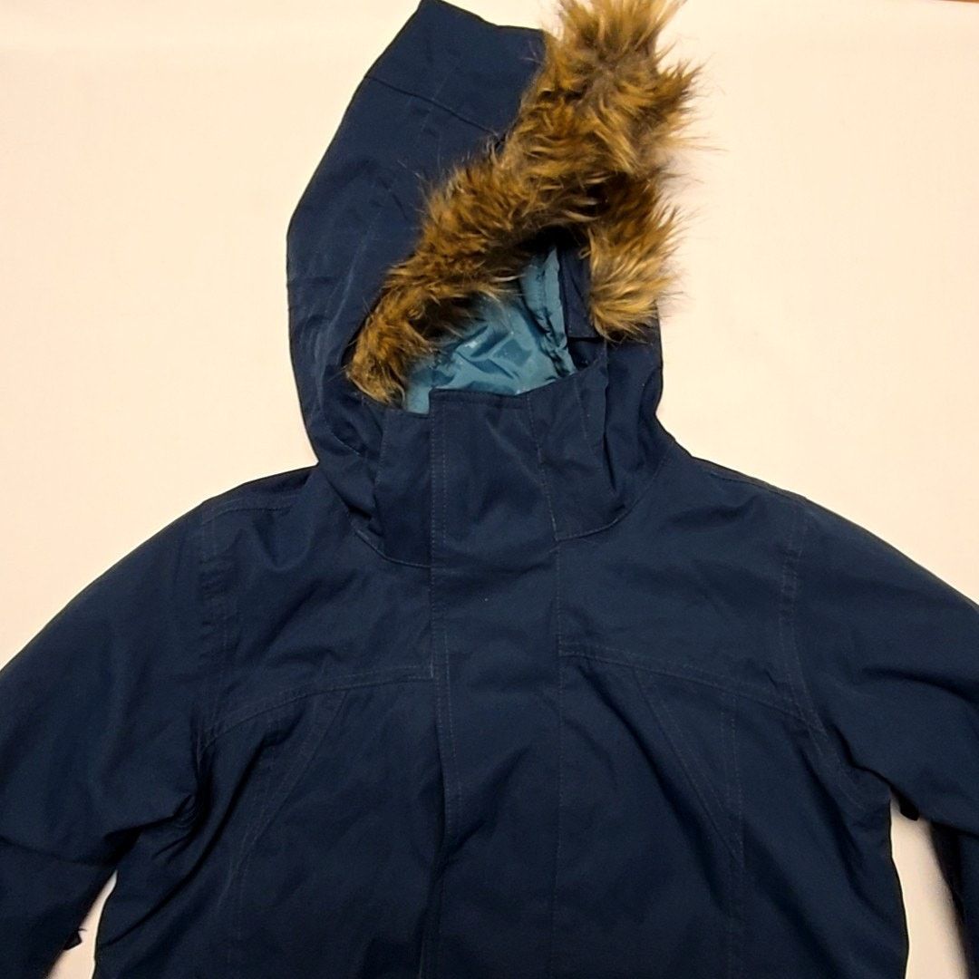 Burton Burton Women's Winter Jacket Fur Hood Blue Snowboarding S Size US S / EU 44-46 / 1 - 6 Thumbnail