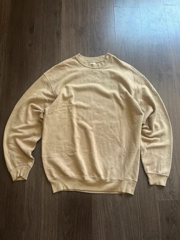 Other Fruit of the Loom Sz L Blank Beige Boxy Sweatshirt Size US L / EU 52-54 / 3 - 1 Thumbnail