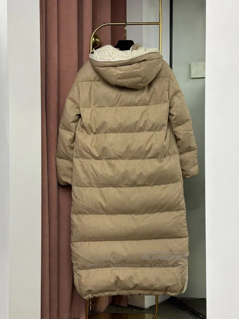 Brunello Cucinelli Brunello Cucinelli Long Hooded Goose Down Jacket, Detachab Size XS / US 0-2 / IT 36-38 - 2 Thumbnail