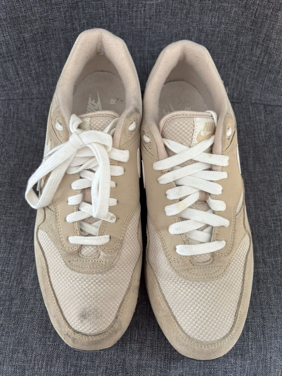 Nike Nike Air Max 1 - Beige Size US 9.5 / EU 42-43 - 2 Thumbnail