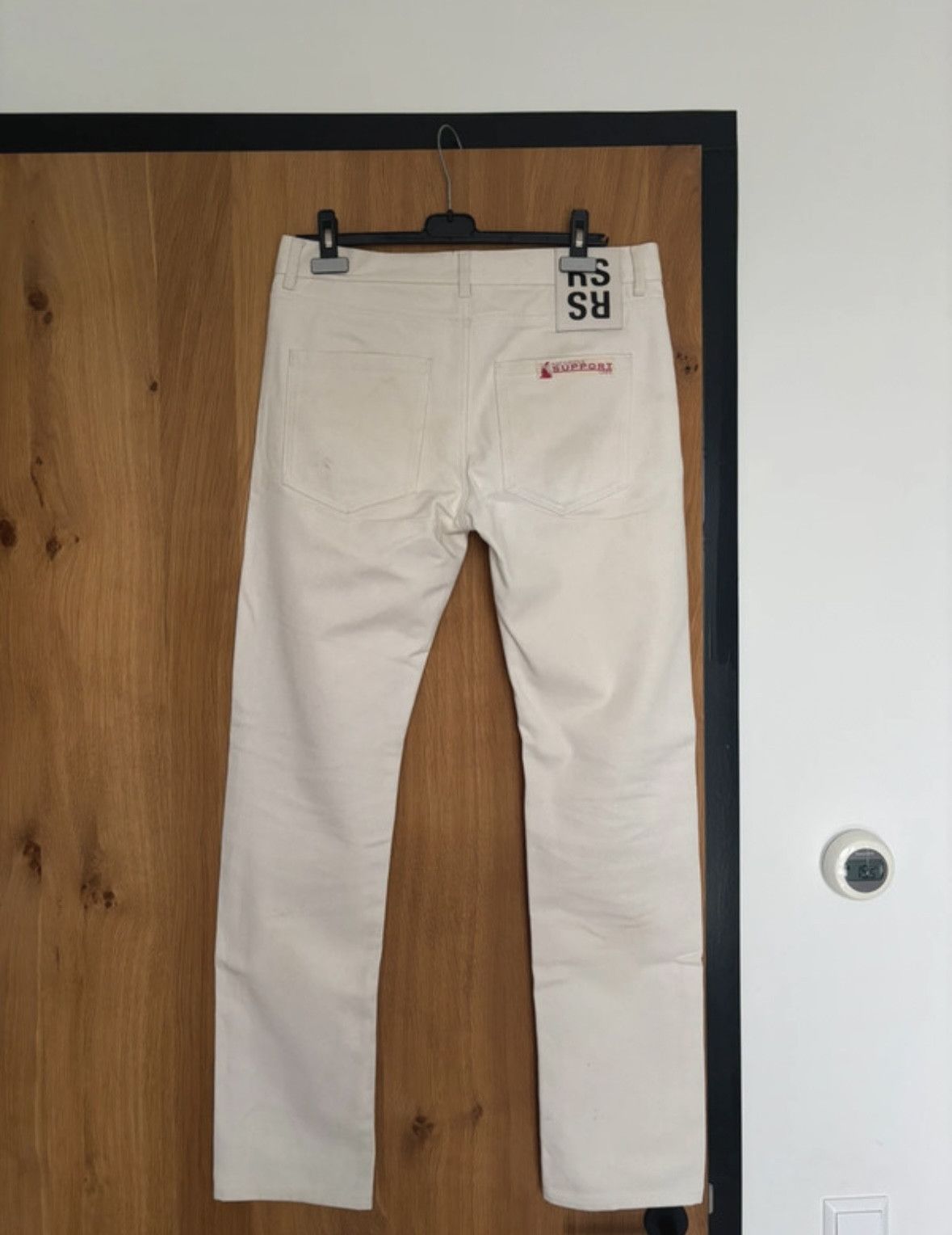 Raf Simons Beige/Cream Regular Denim Size US 31 - 2 Thumbnail
