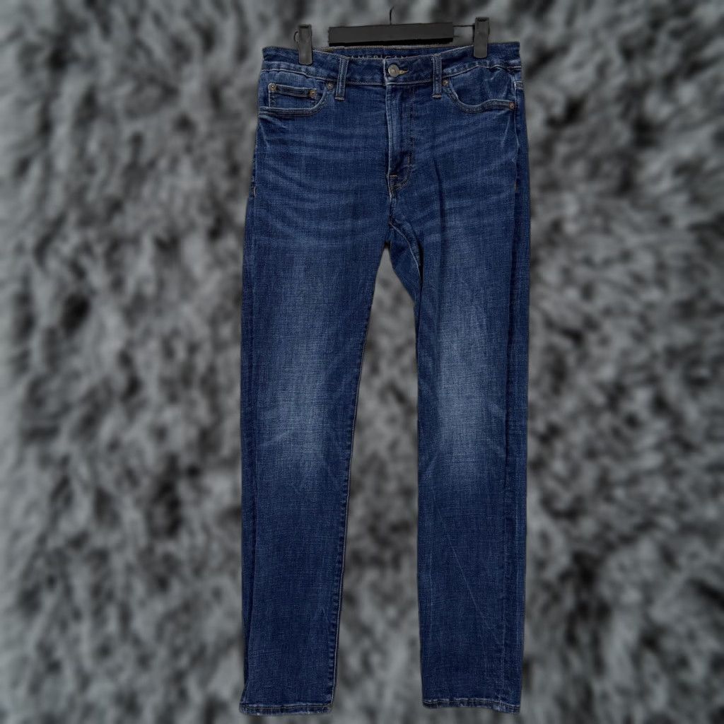 American Eagle Outfitters American Eagle Outfitters Jeans Mens 30x29.5 Blue Skinny Ne(x)t Level Flex Denim Gorpcore Size US 30 / EU 46 - 1 Thumbnail