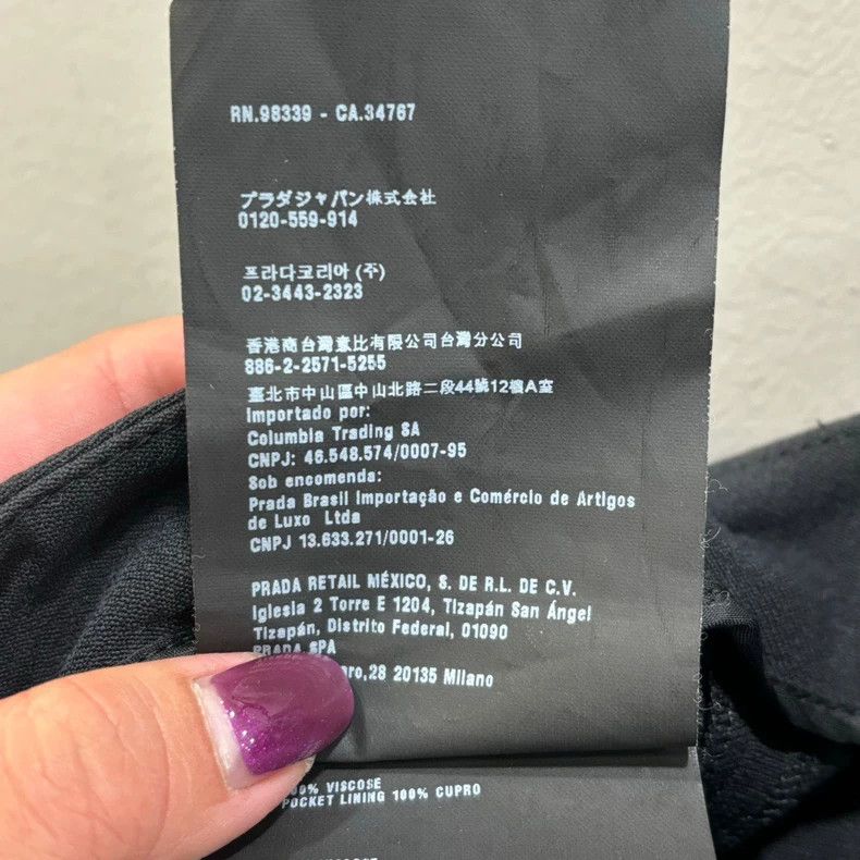 Prada Prada Black 7-point suit trousers 2502-Nextarrow Size 38R - 5 Thumbnail