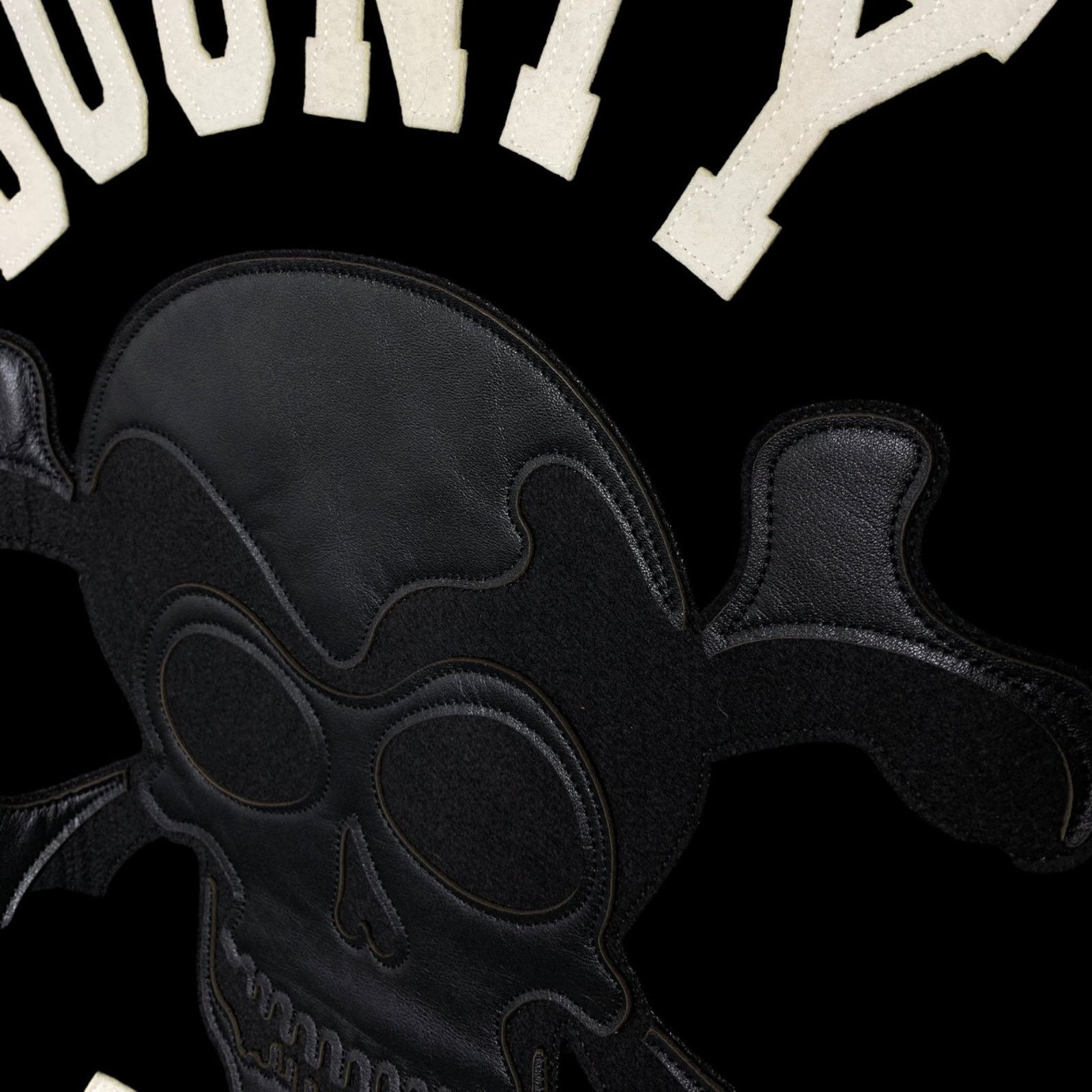 Bounty Hunter OG Skull Logo Wool Varsity Jacket Size US L / EU 52-54 / 3 - 6 Thumbnail