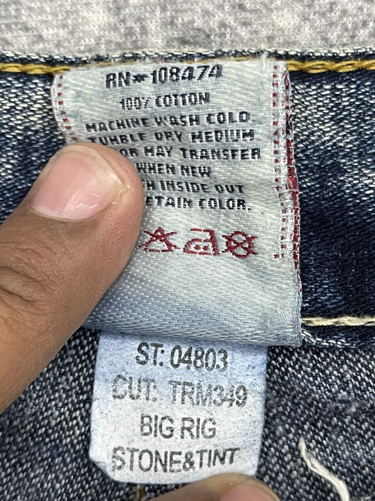 True Religion True Religion Big Rig "Stone & Tint" Bootcut Jeans Size 30" / US 8 / IT 44 - 6 Thumbnail
