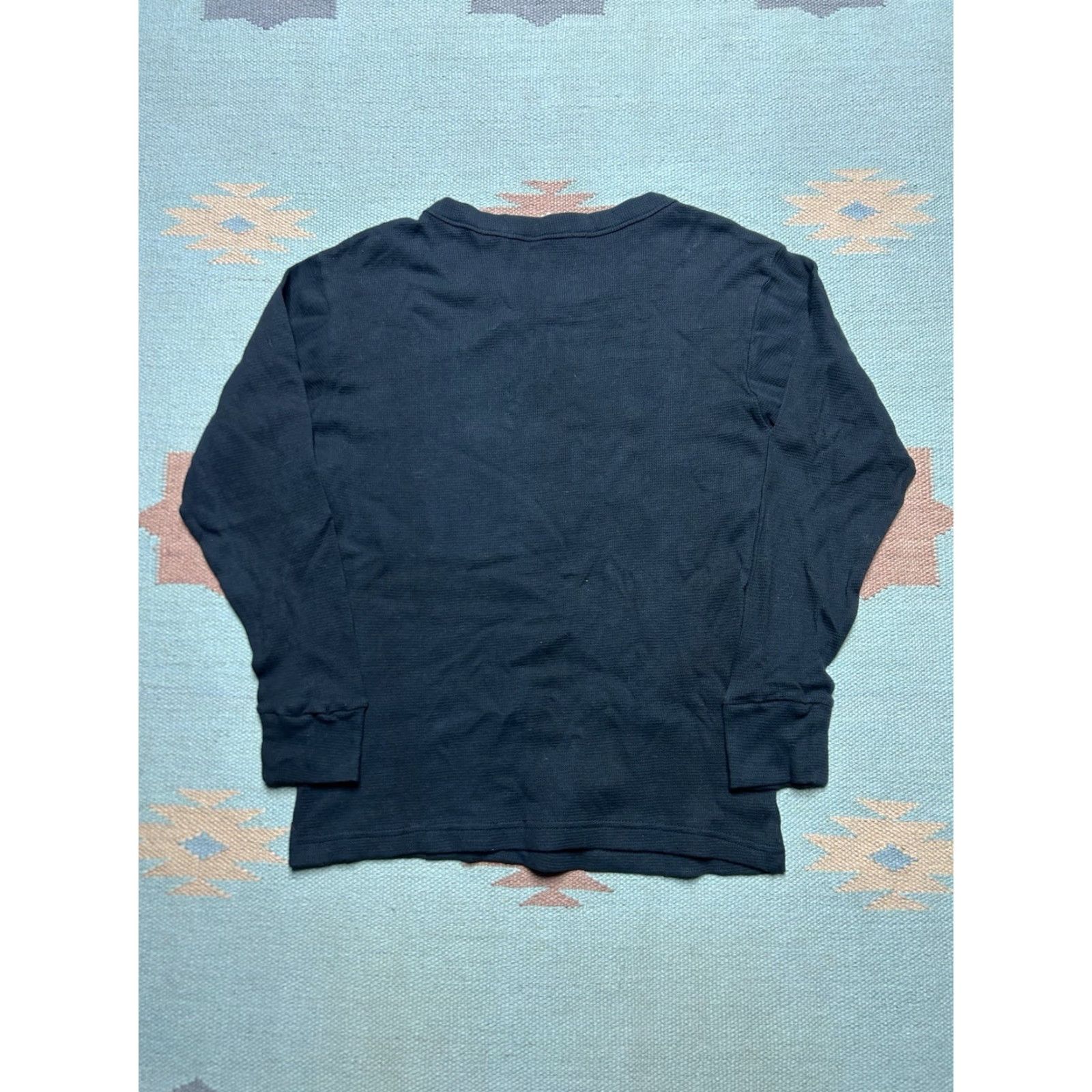 Layer 8 Rugged Frontier Shirt Men Long Sleeve Thermal Waffle Knit Base Layer Black Med Size US M / EU 48-50 / 2 - 4 Thumbnail