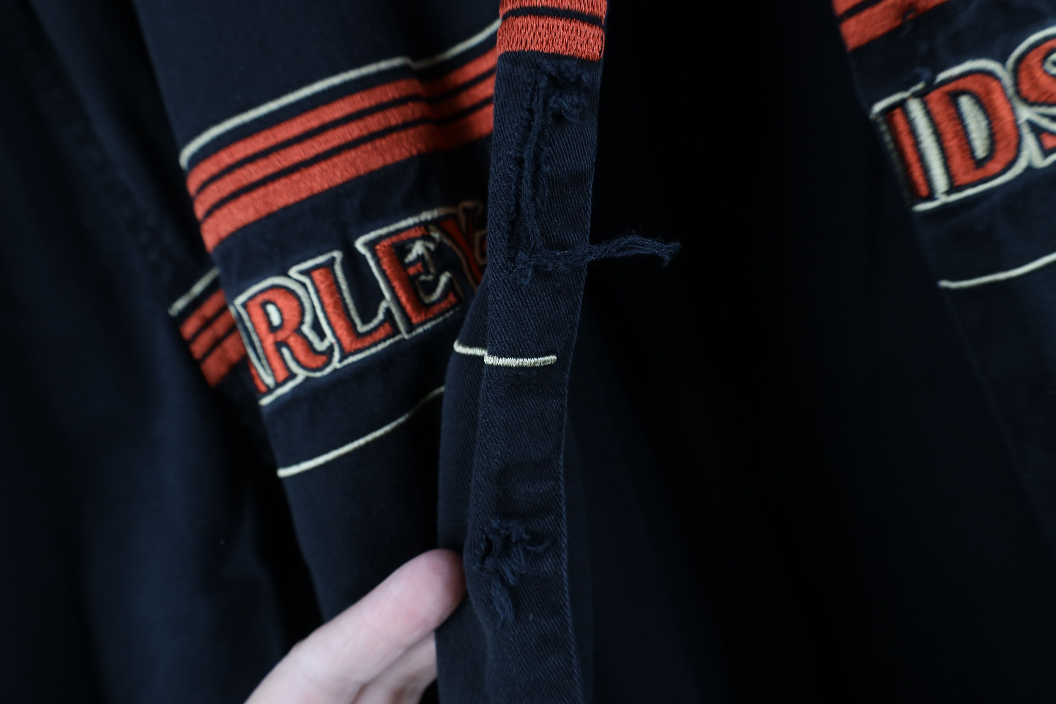 Harley Davidson Vintage Harley Davidson Mechanic Pit Crew Button Shirt Size US XL / EU 56 / 4 - 8 Thumbnail