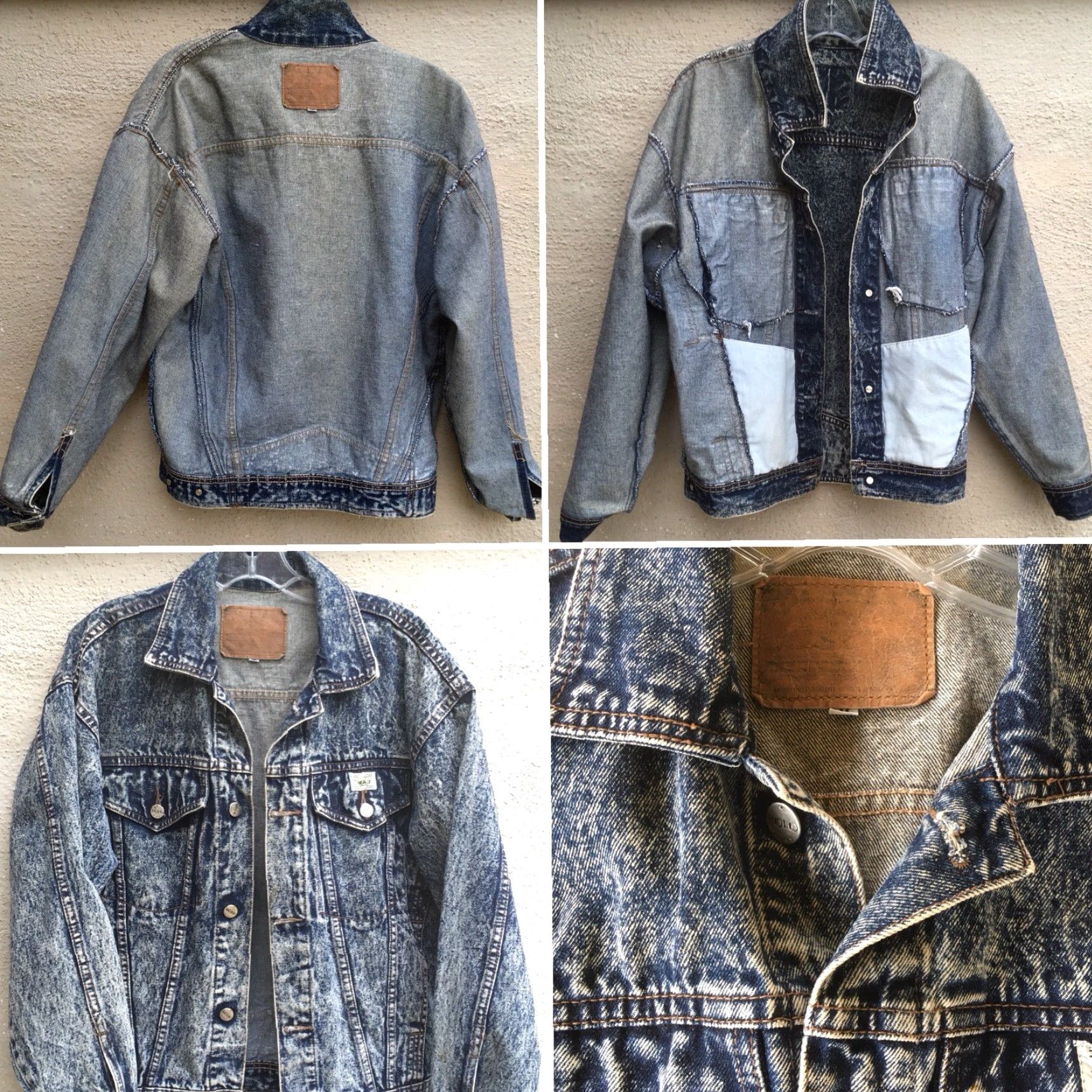 Denime VINTAGE Hoko Jeans Jacket Hoko New York Denim M 1980s 80s Size US 31 - 6 Thumbnail