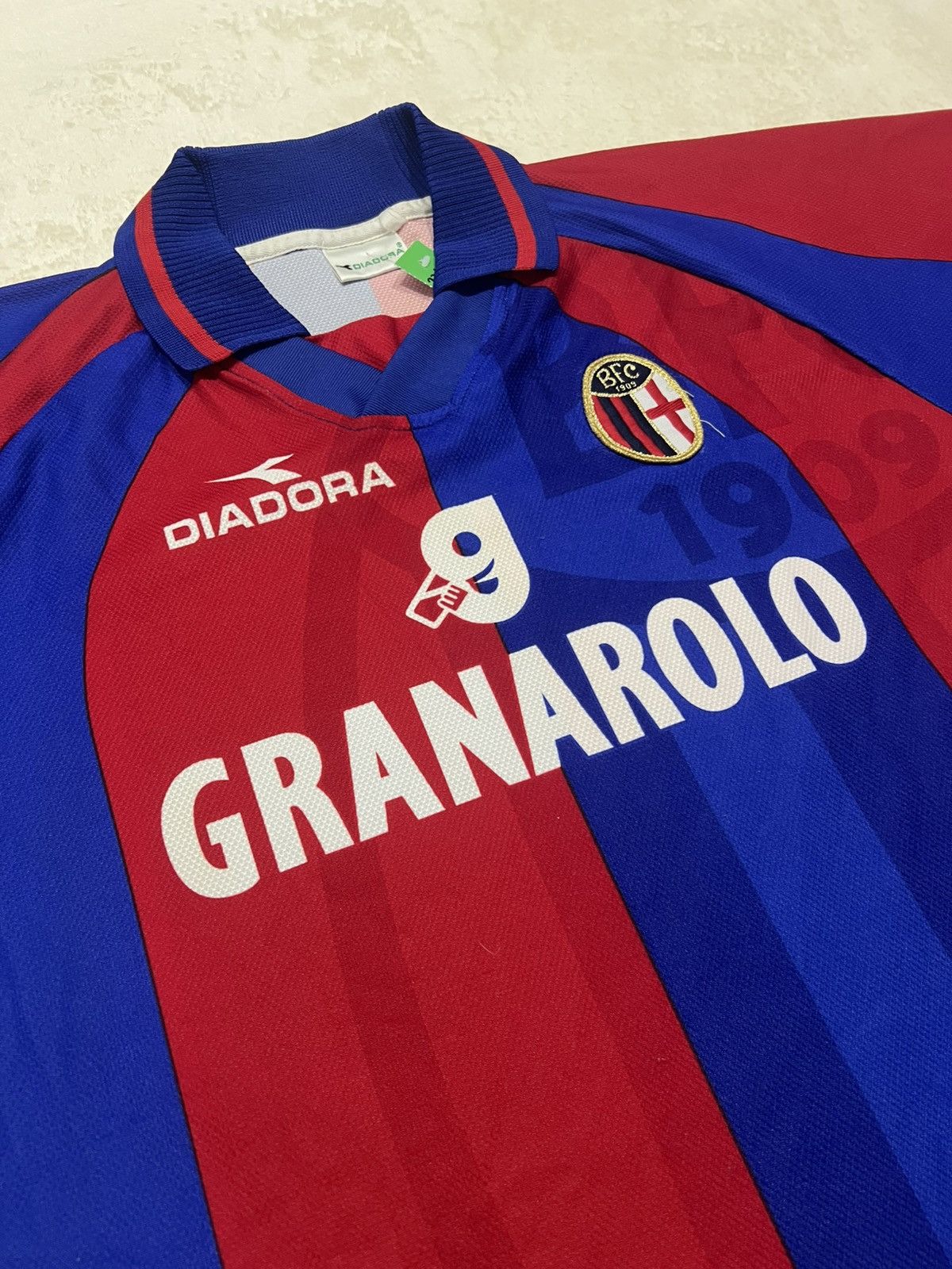 Diadora Bologna 1998 Diadora Home Jersey Size US M / EU 48-50 / 2 - 3 Thumbnail