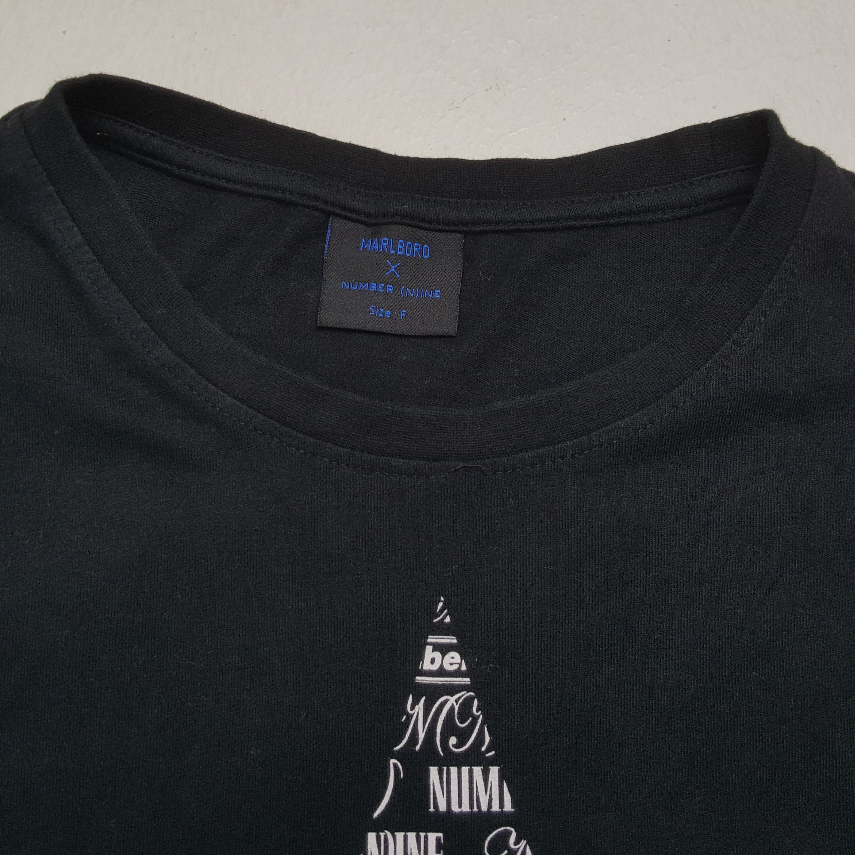 Marlboro × Number (N)ine × Vintage MARLBORO x NUMBER (N)INE Japanese Brand Streetwear Tshirt Size US L / EU 52-54 / 3 - 7 Thumbnail