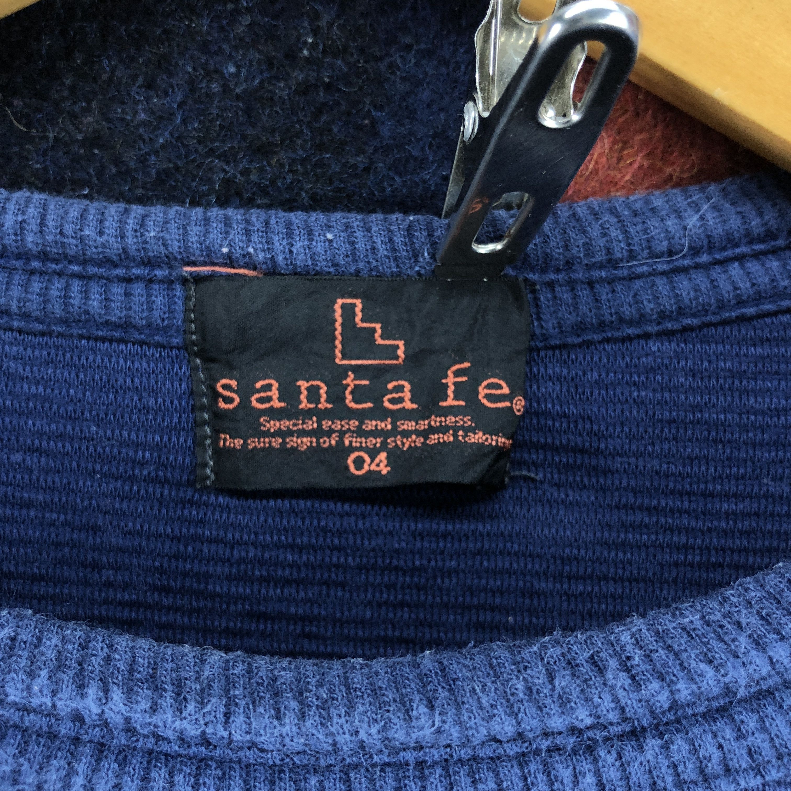 Japanese Brand SANTA FE Crew Neck Sweatshirt #0208/J Size US L / EU 52-54 / 3 - 6 Thumbnail
