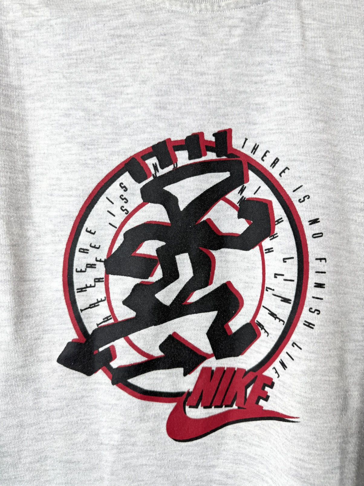 Nike 1990’s Rare Nike Vintage Sweatshirt Running Big Logo Print Size US S / EU 44-46 / 1 - 2 Thumbnail