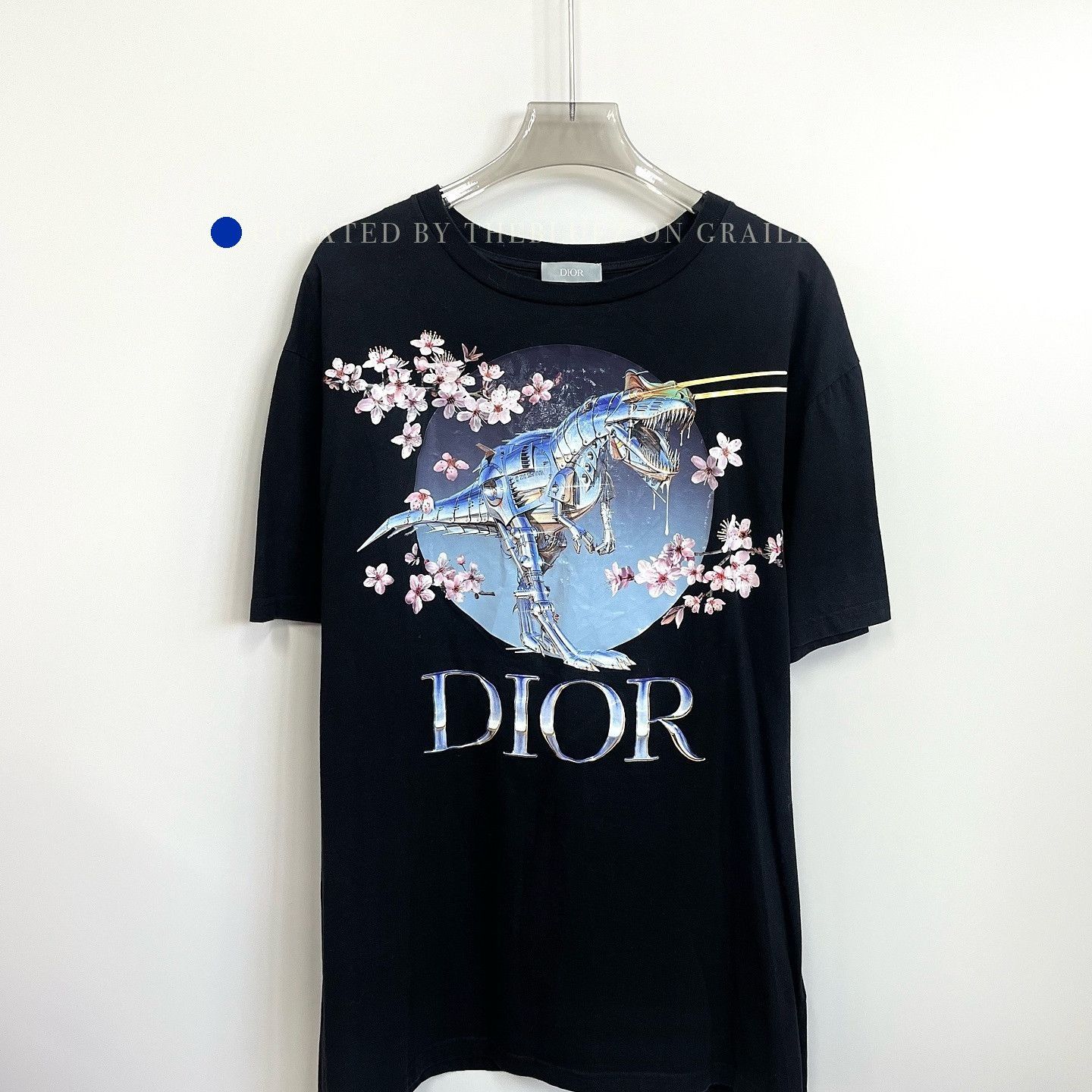 Dior Black Cherry Blossom T-Shirt Size US XS / EU 42 / 0 - 1 Thumbnail