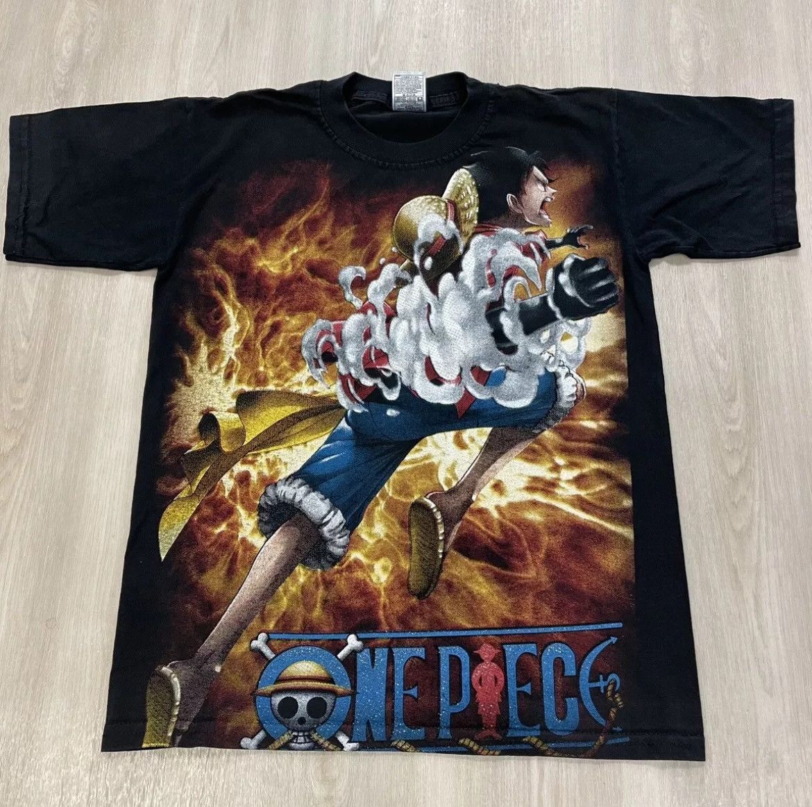 Hypebeast × Vintage Vtg One Piece Anime Mexican BootDouble Sided AOP Youth XL Size US XS / EU 42 / 0 - 1 Thumbnail