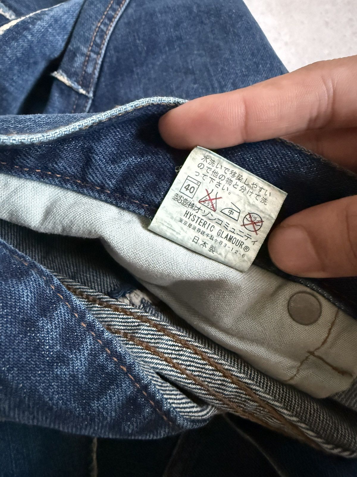Hysteric Glamour Vintage Hysteric Glamour Patch Asymetrical Flare jeans Size US 32 / EU 48 - 7 Thumbnail