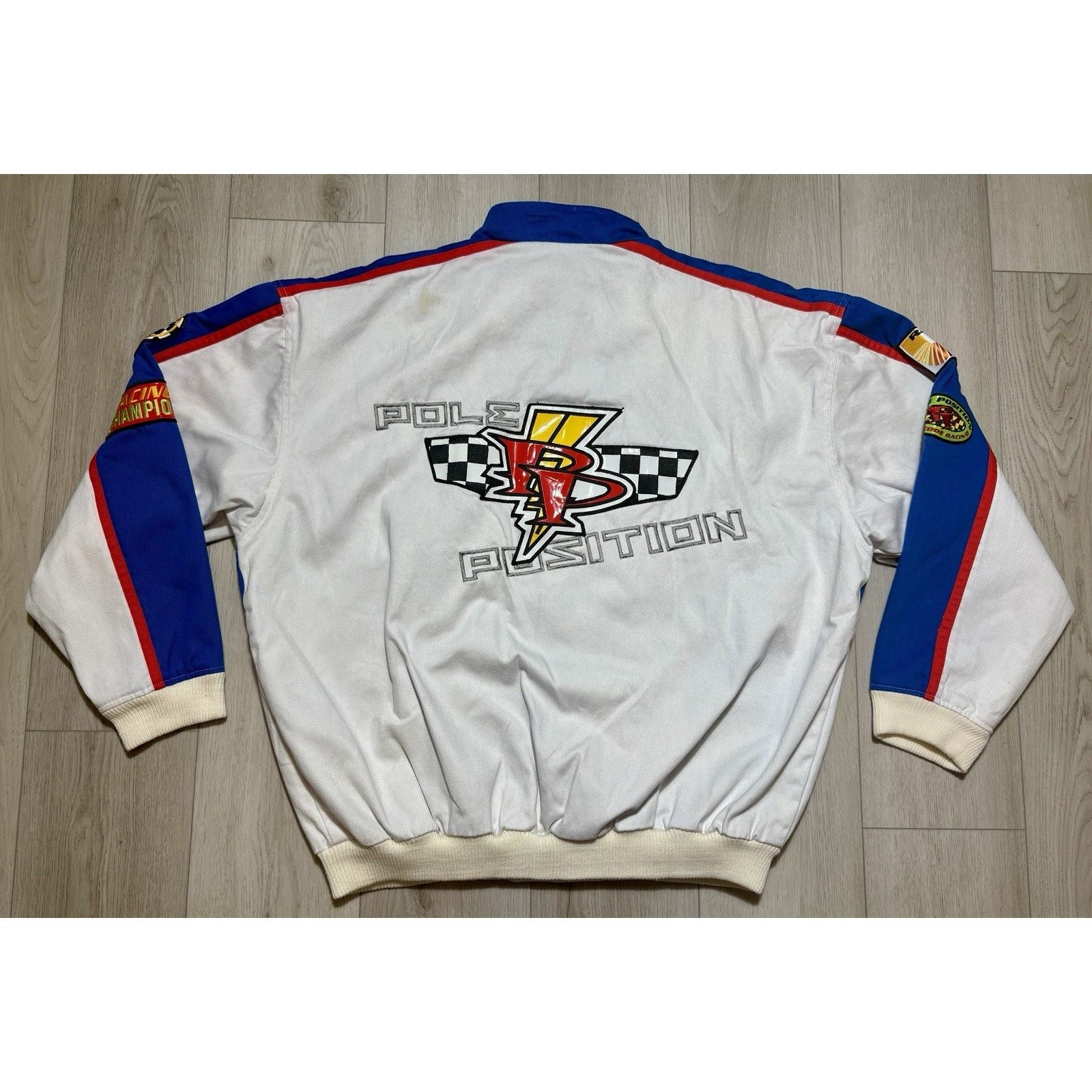 Other VTG Y2K Racing Jacket Graphic Patch Moto Streetwear Mens 3XL Size US XXL / EU 58 / 5 - 2 Thumbnail